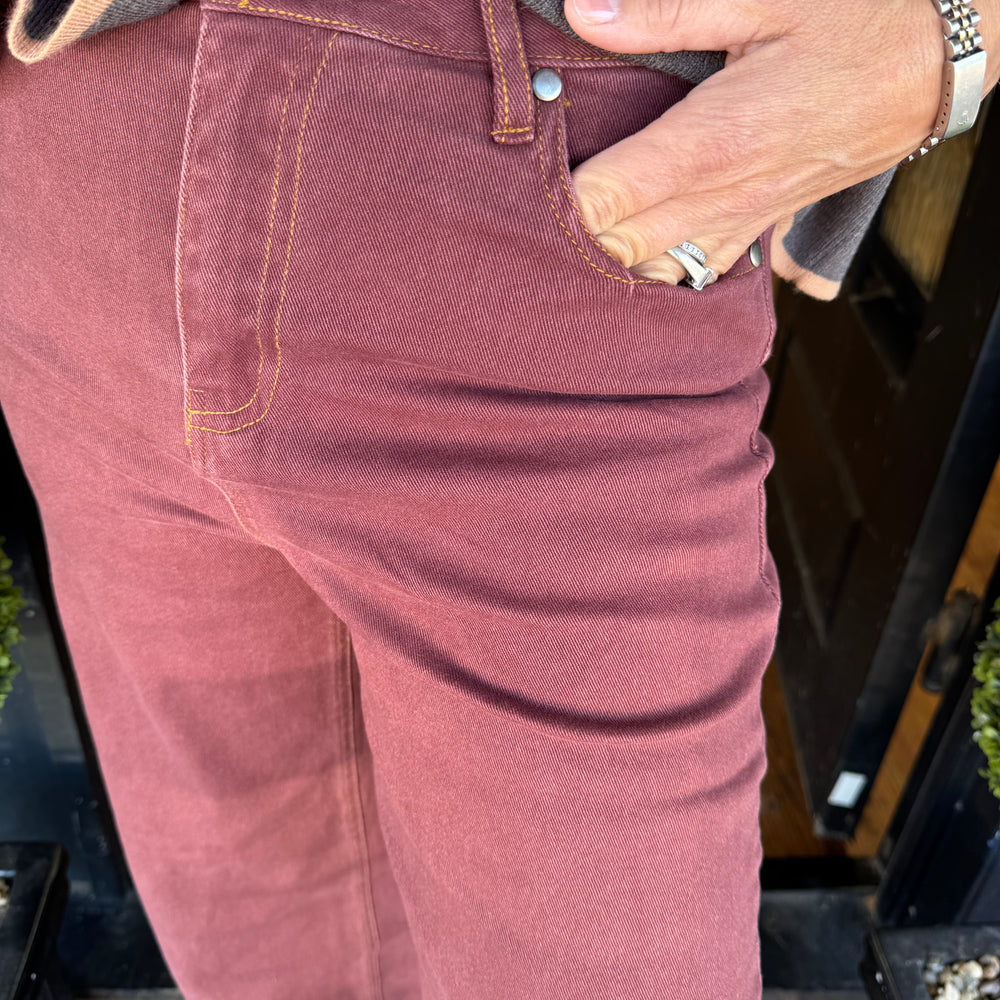 
                  
                    Lindale Pant - Vintage Wine
                  
                