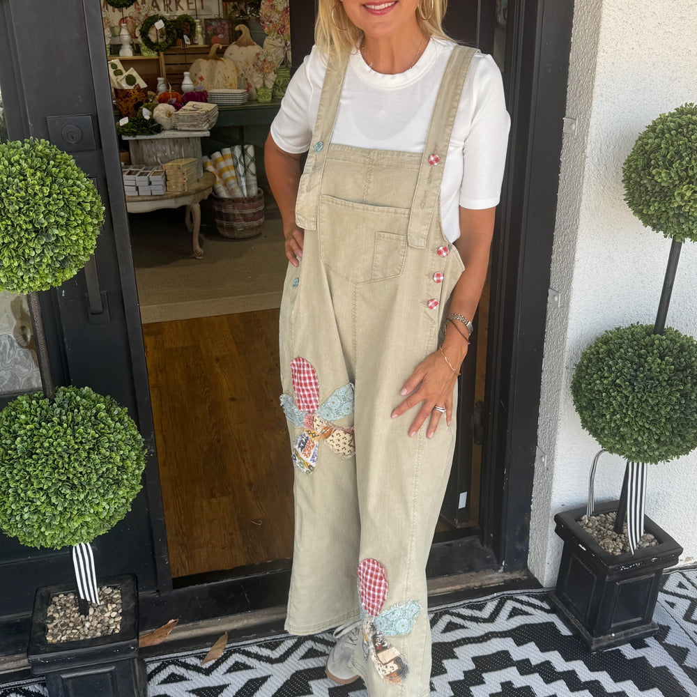 Hazel Overall-Khaki