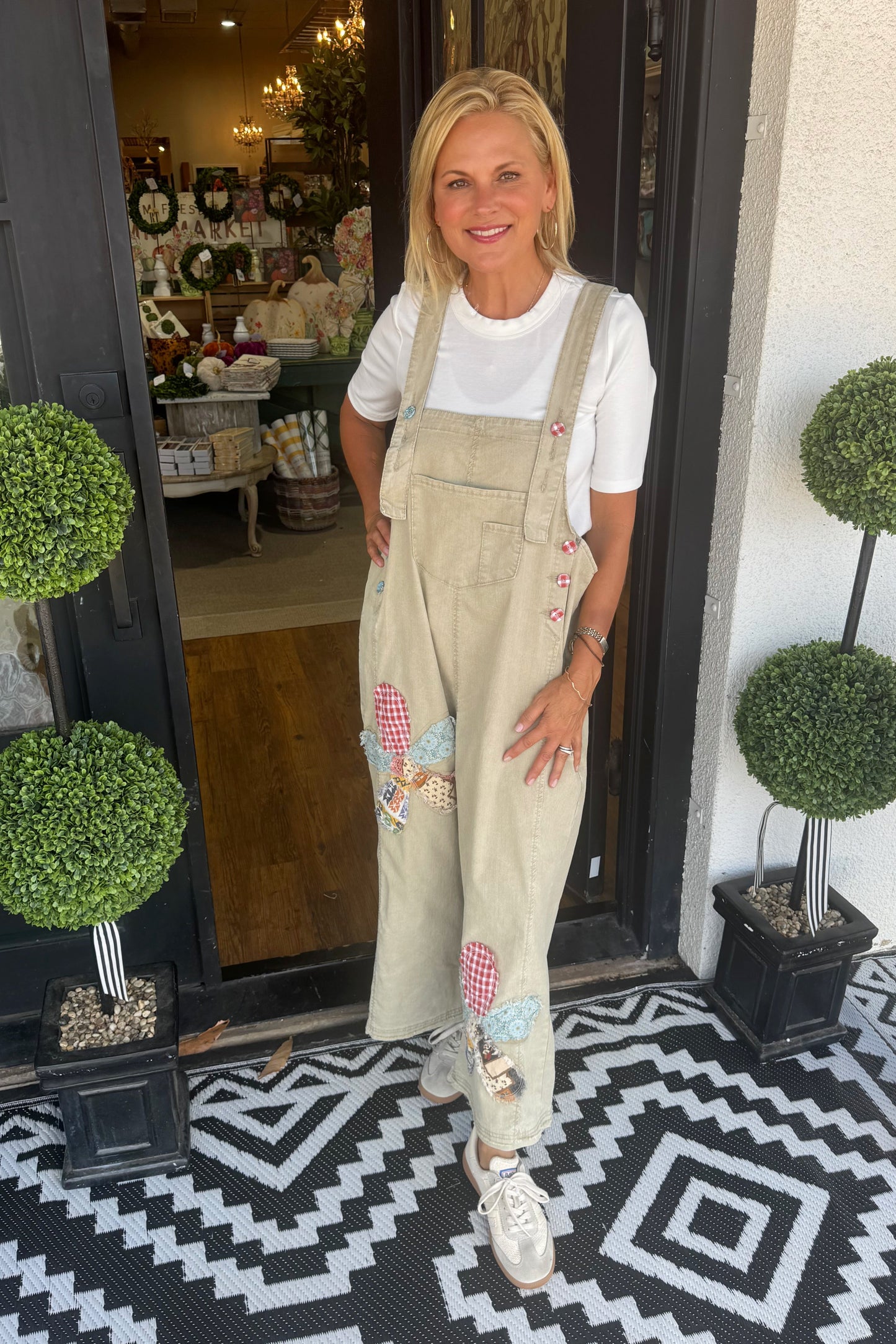 Hazel Overall-Khaki