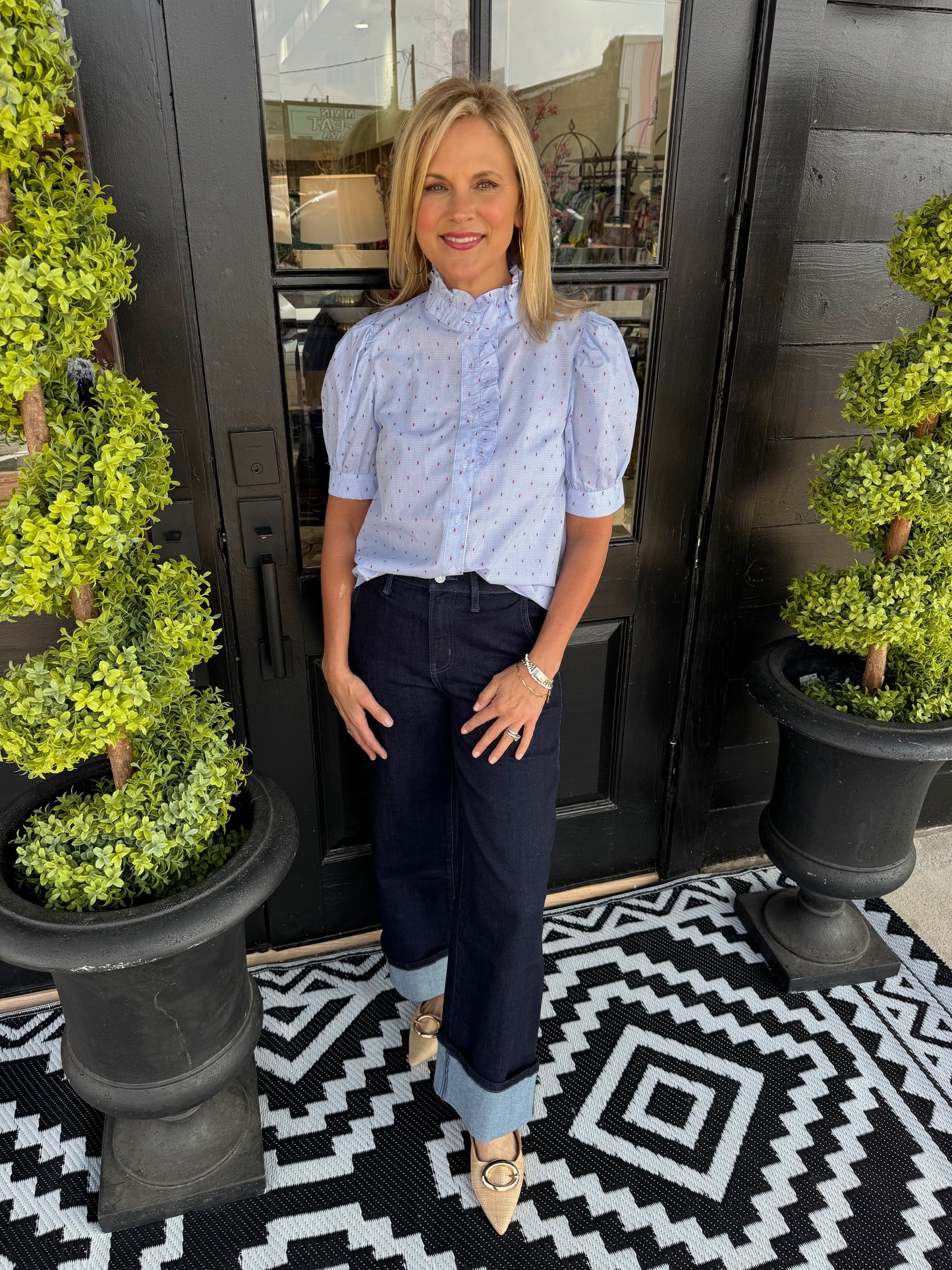 Annie Top - Chambray