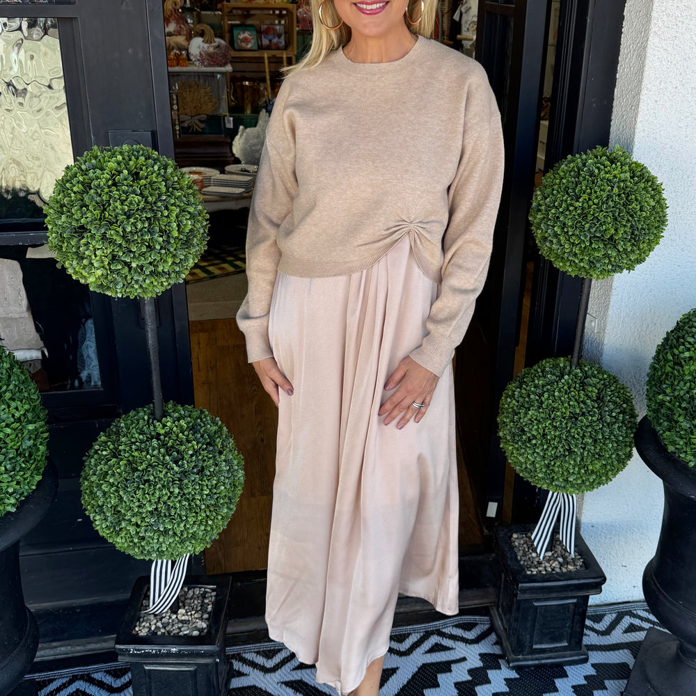 Julie Dress Set - Champagne