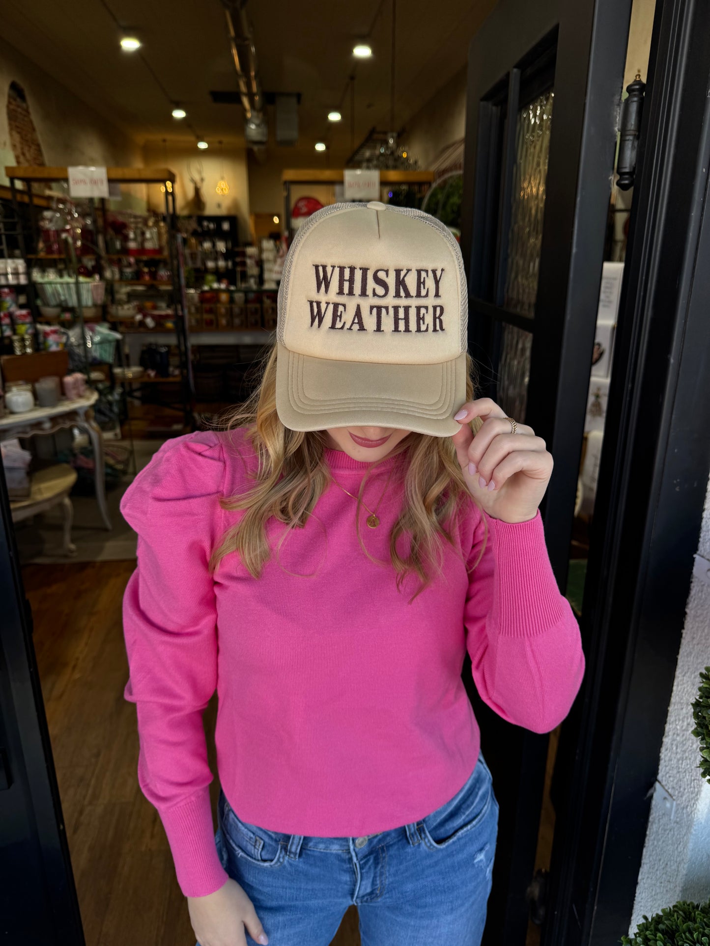 Whiskey Weather Trucker Hat