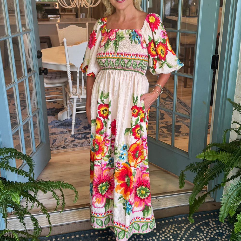 Ophelia Dress - Ecru