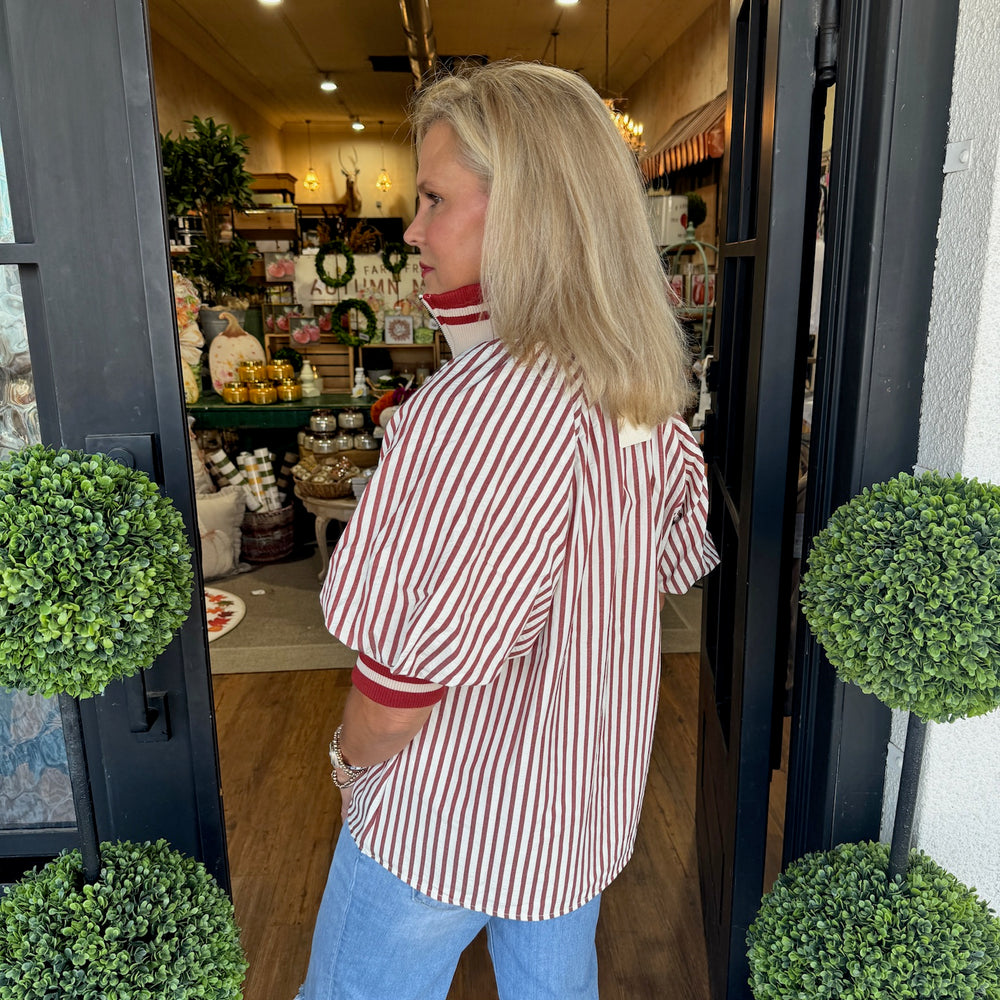 Carmela Top - Brick