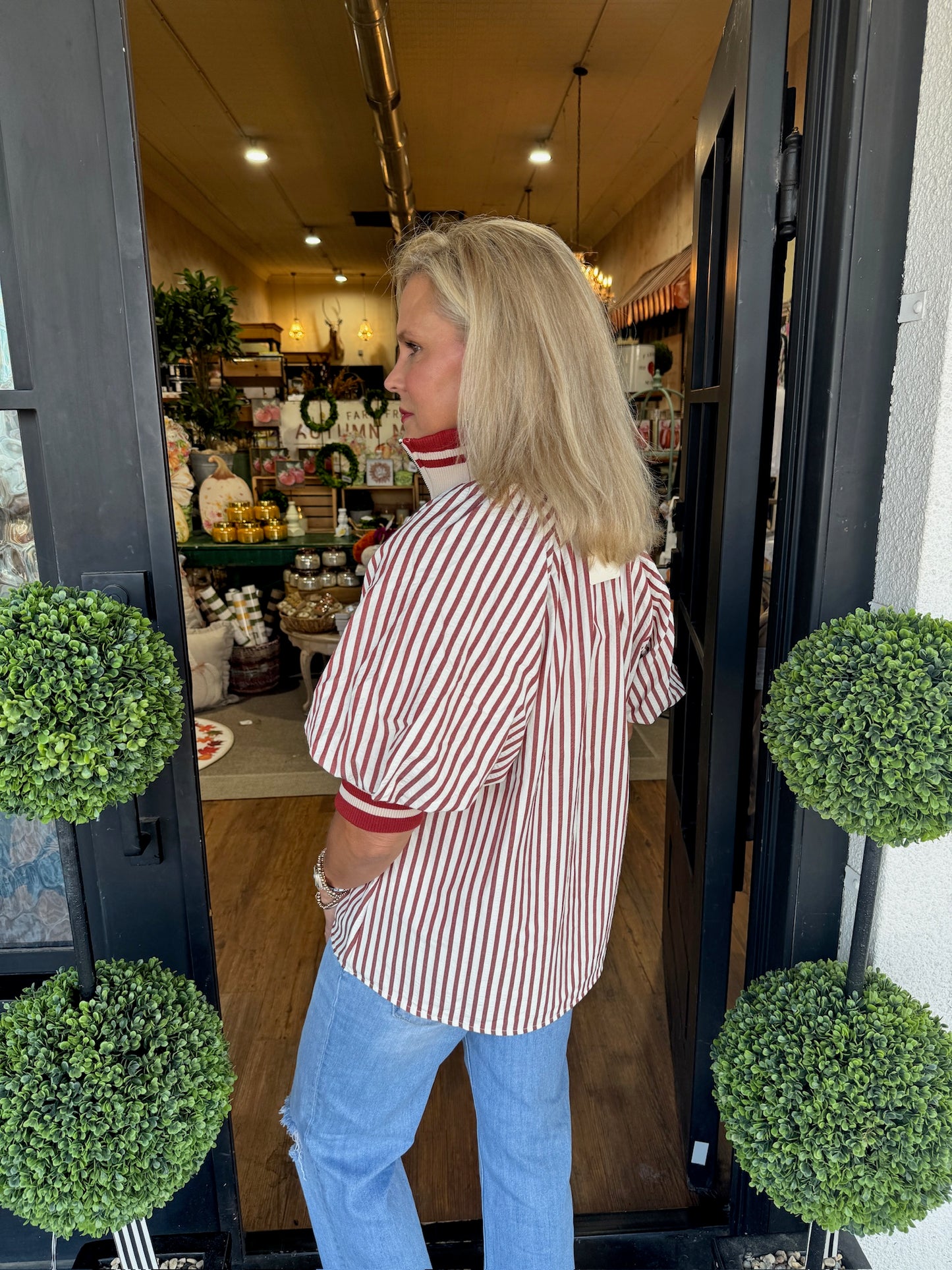 Carmela Top - Brick