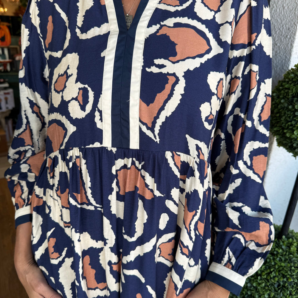 Primrose Dress - Navy
