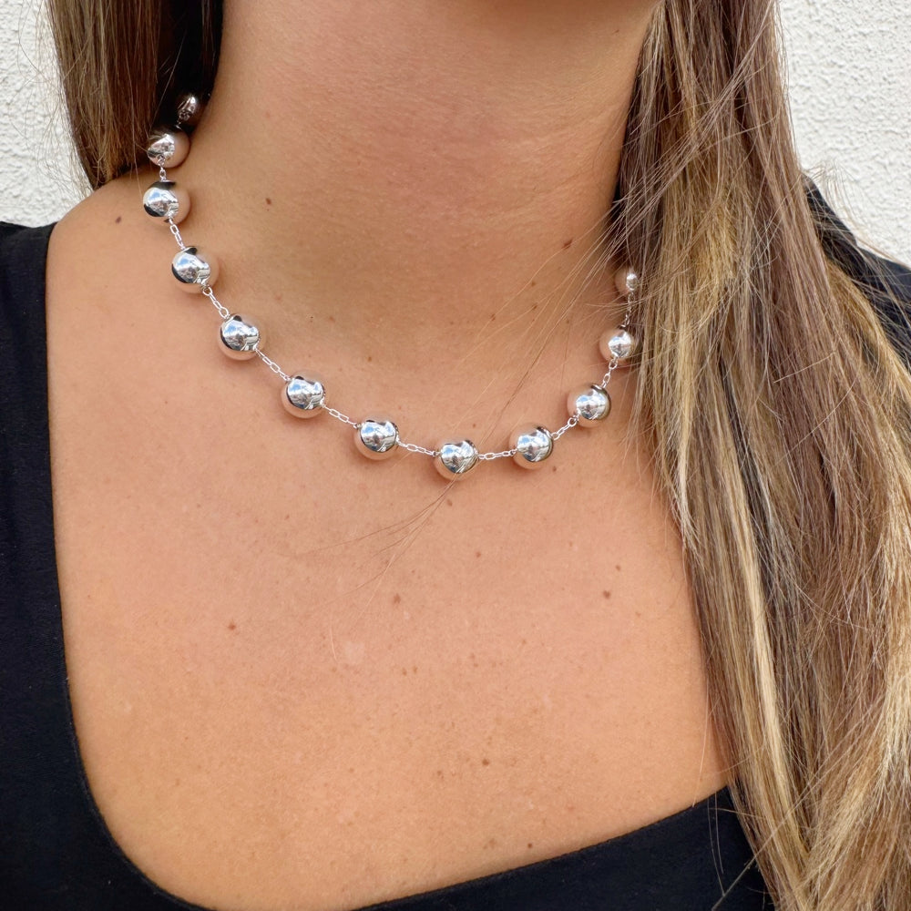 Jennifer Necklace- Silver