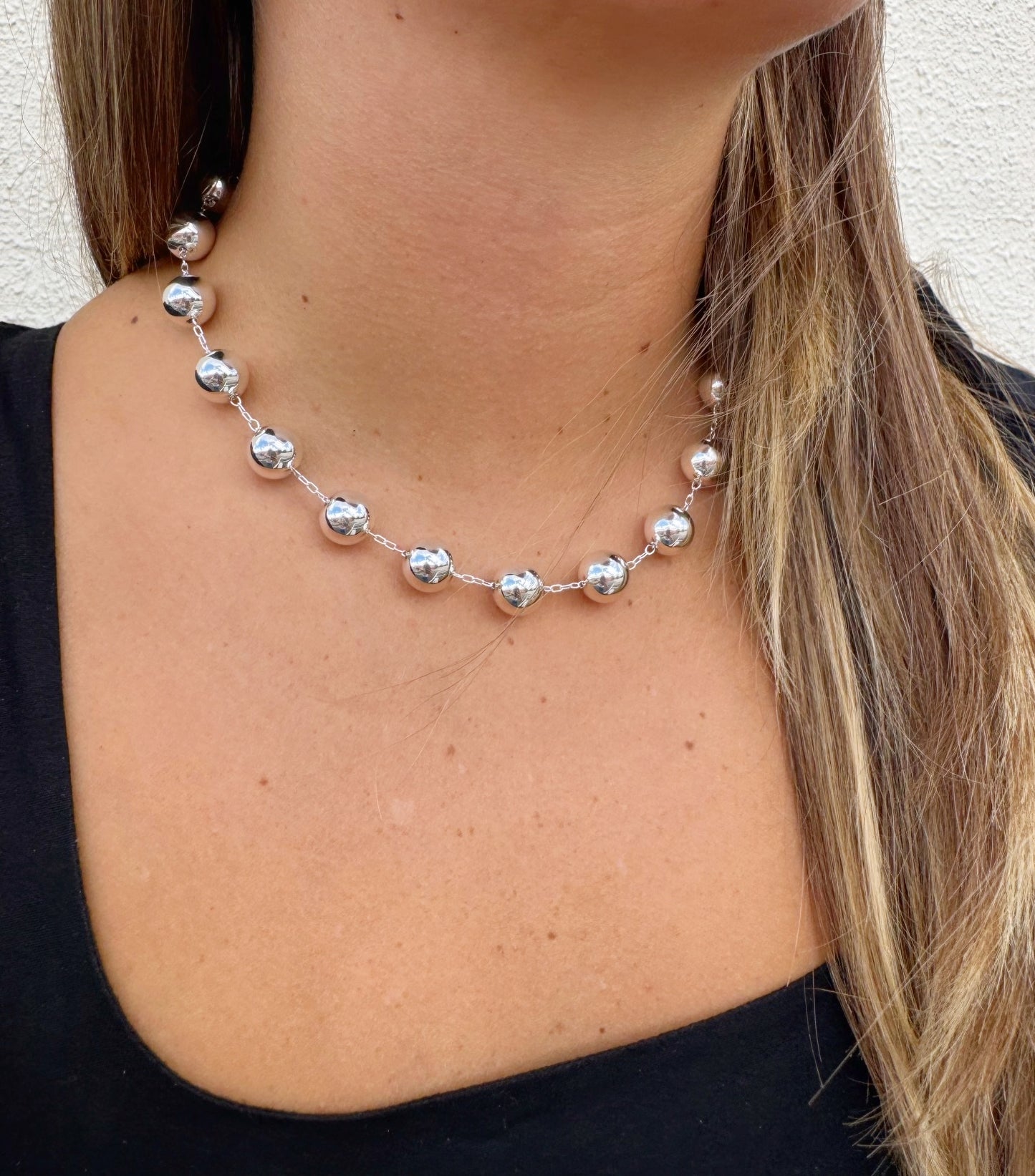 Jennifer Necklace- Silver