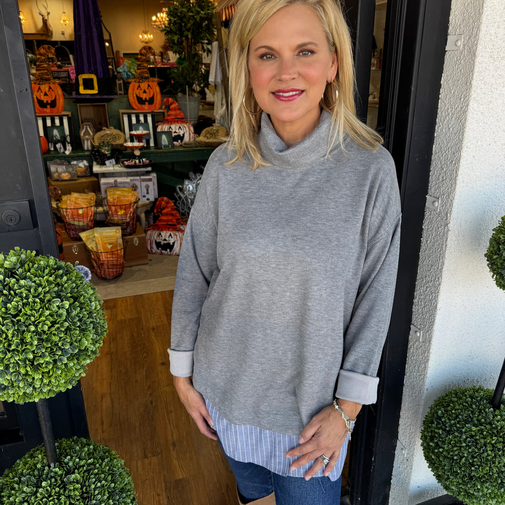 Faith Top - Grey