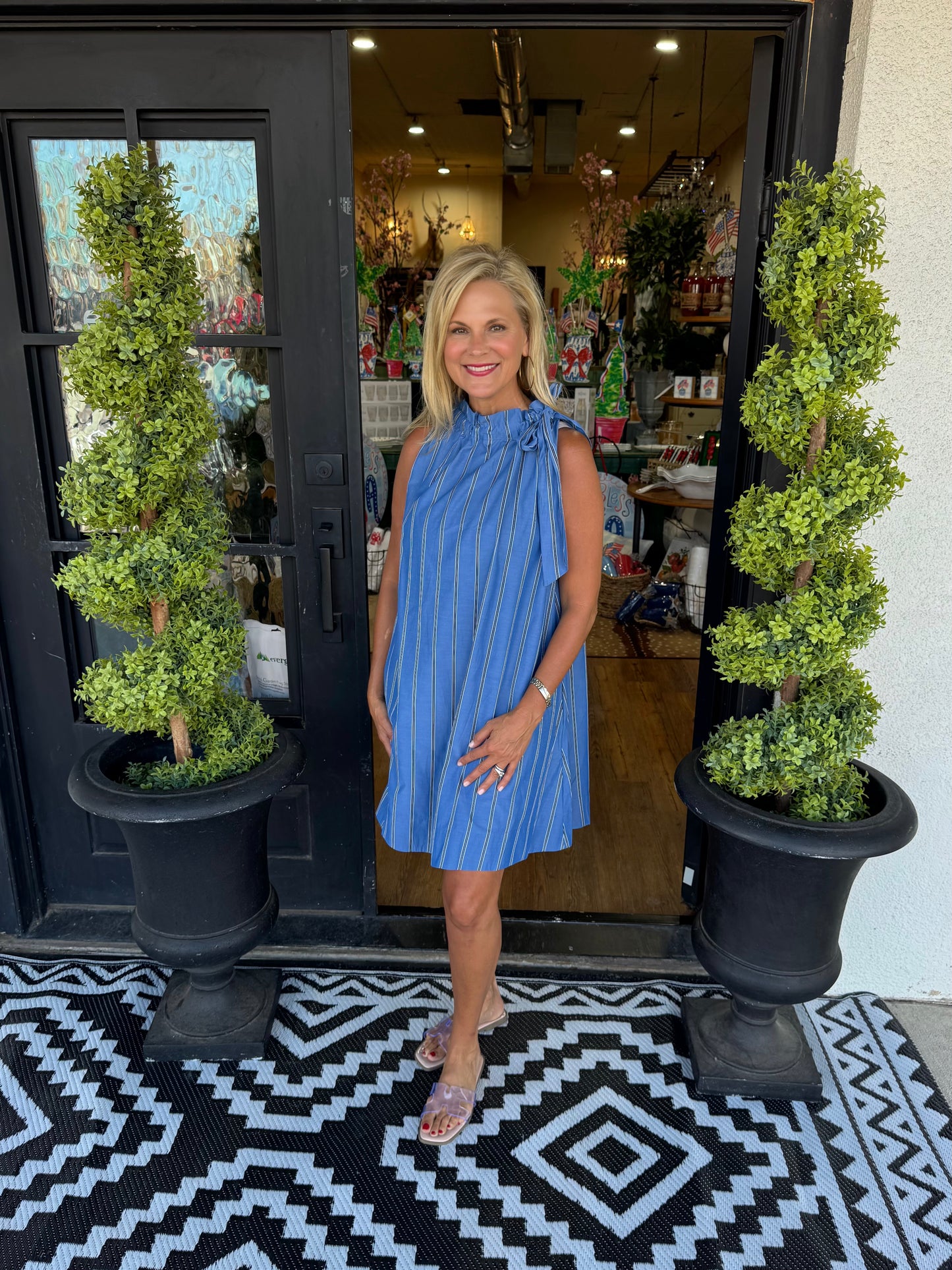 Val Dress - Indigo