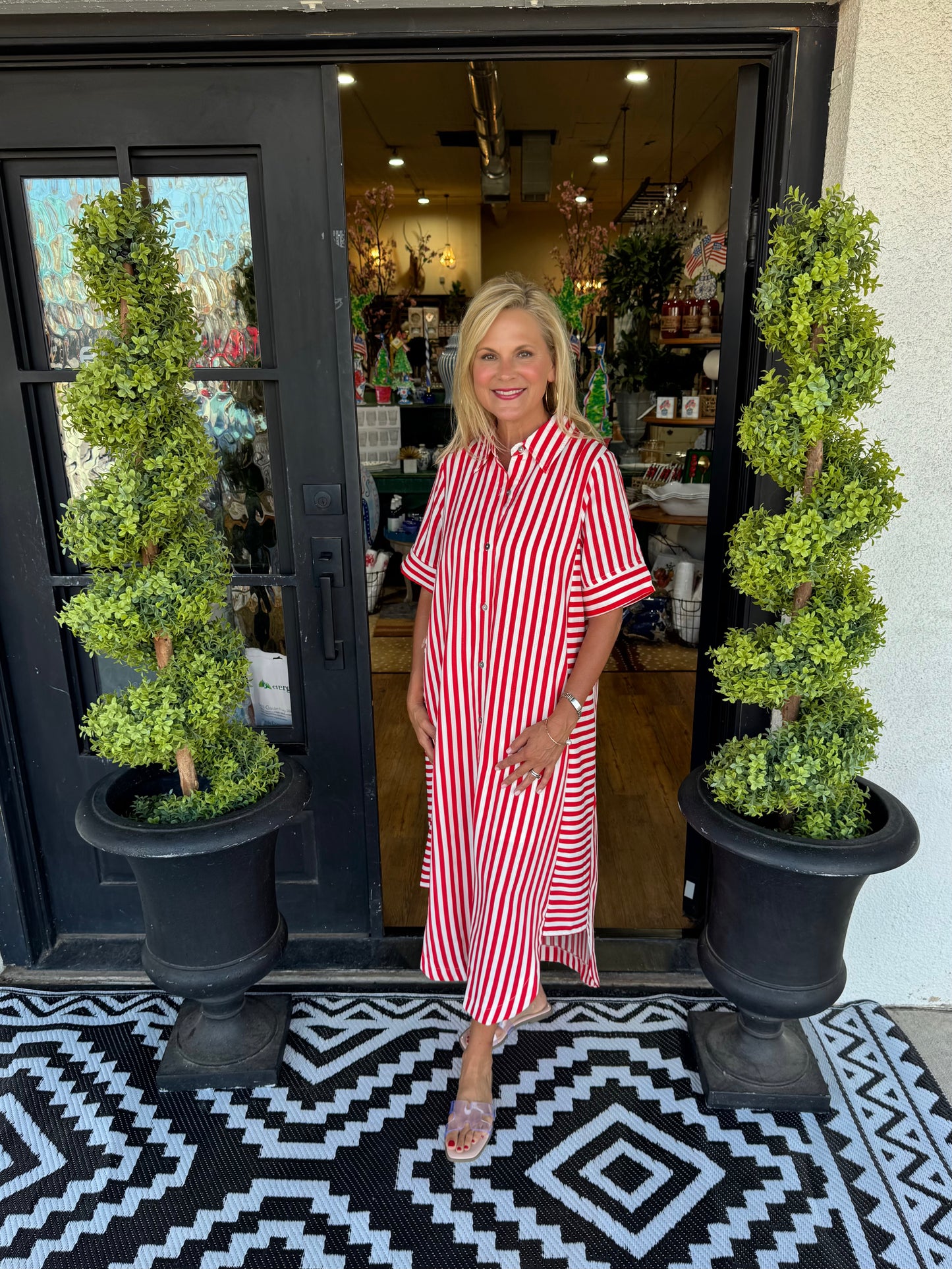 Basset Dress - Red