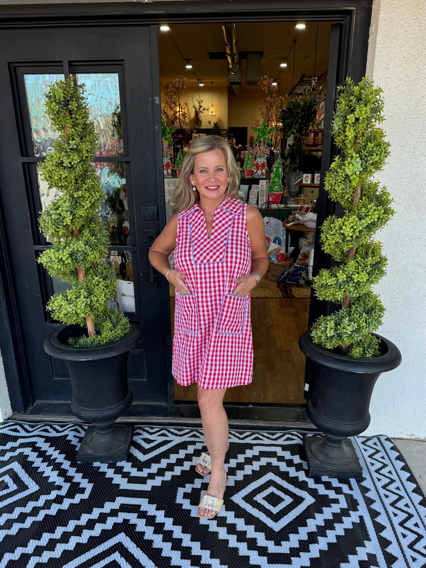 Janet Dress - Red