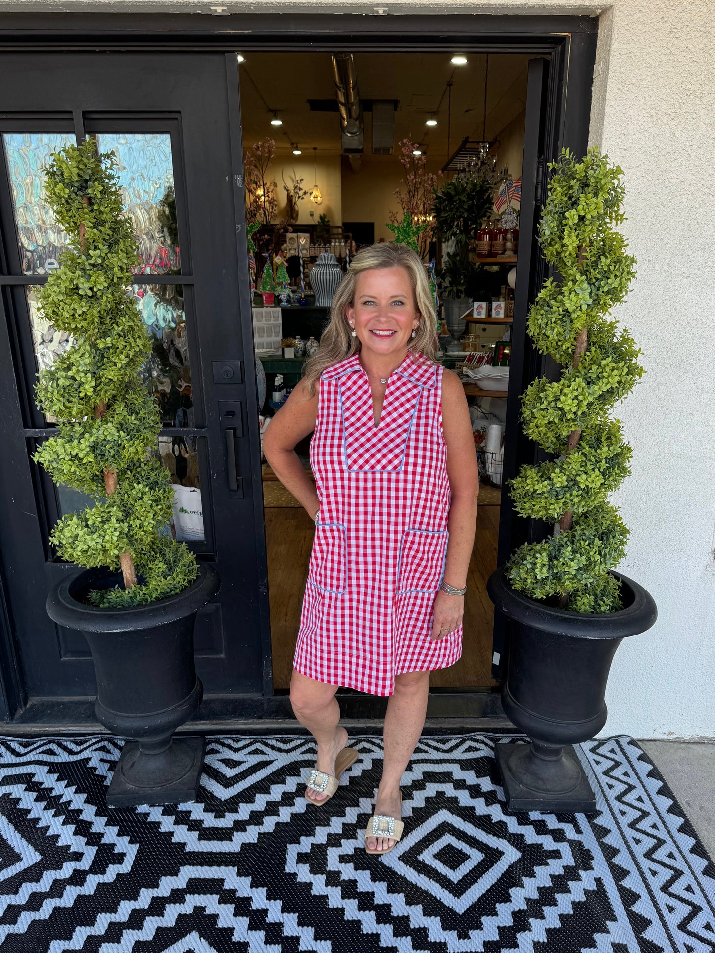 Janet Dress - Red