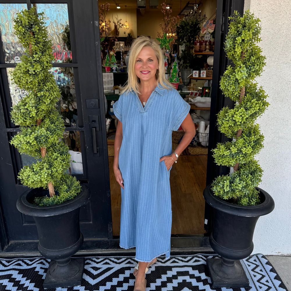 denim dress kylie Kylie Denim Dress
