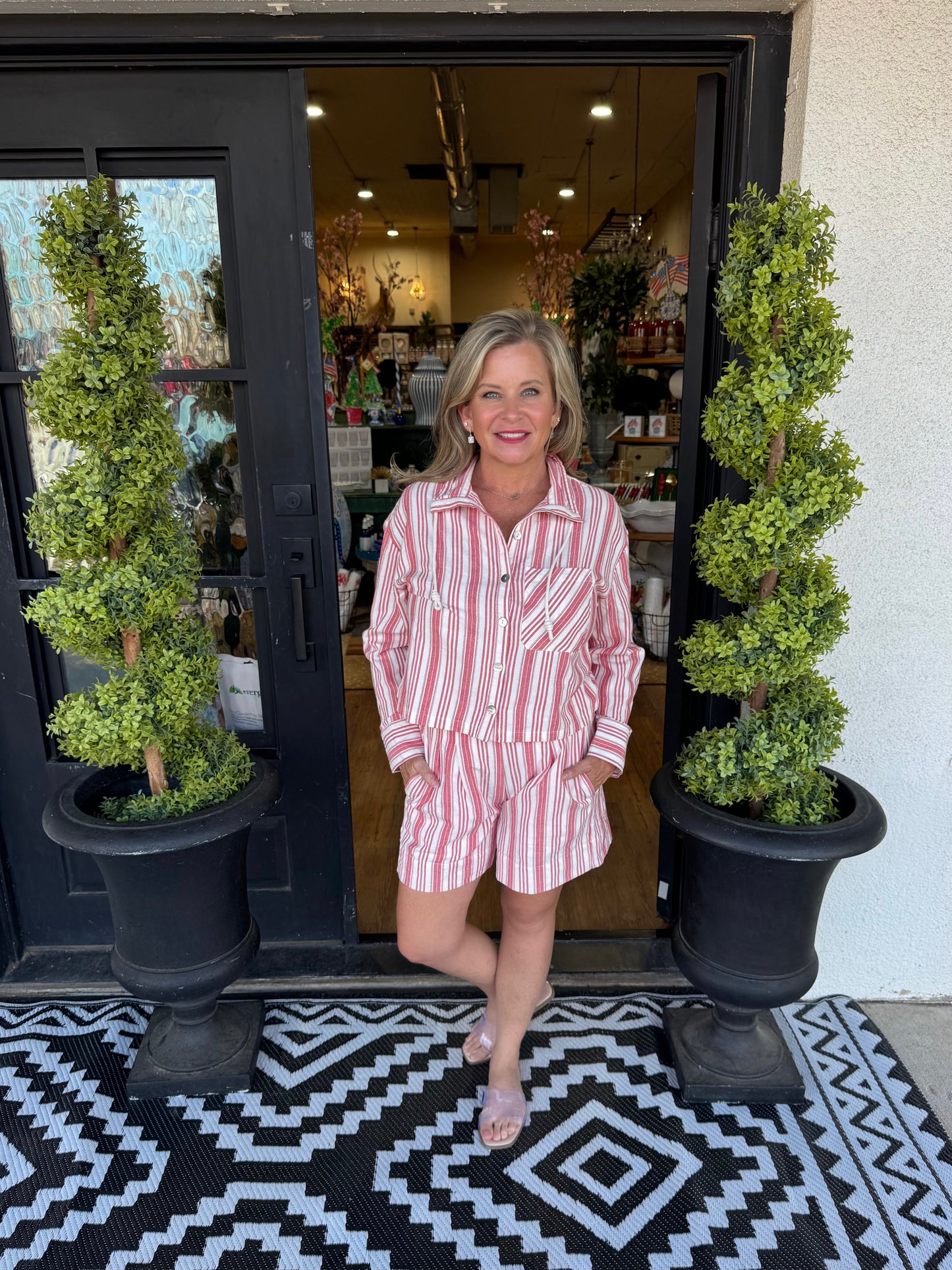 Ivy Jane Stripe Sailor Jacket