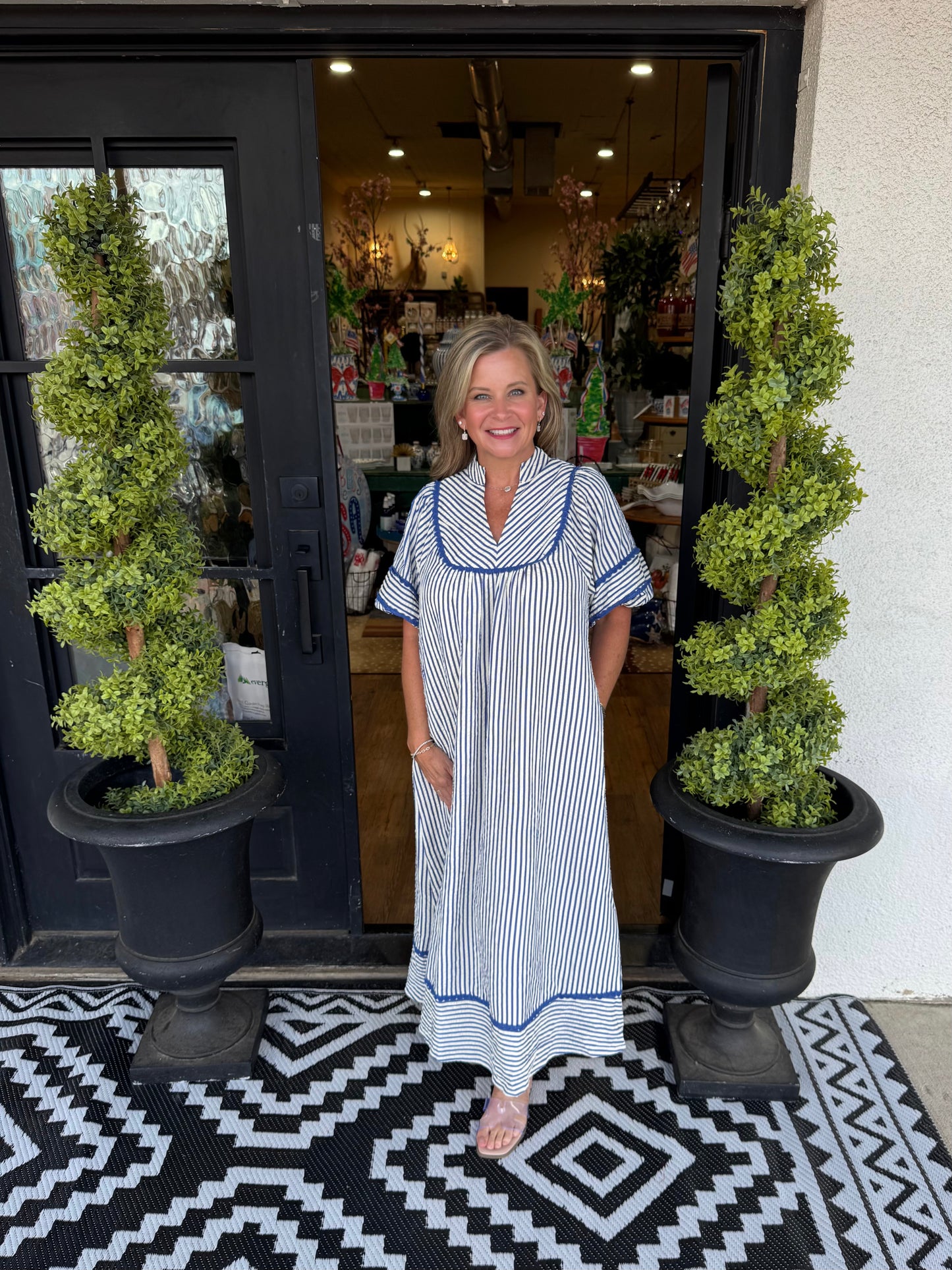 Terri Dress - Blue
