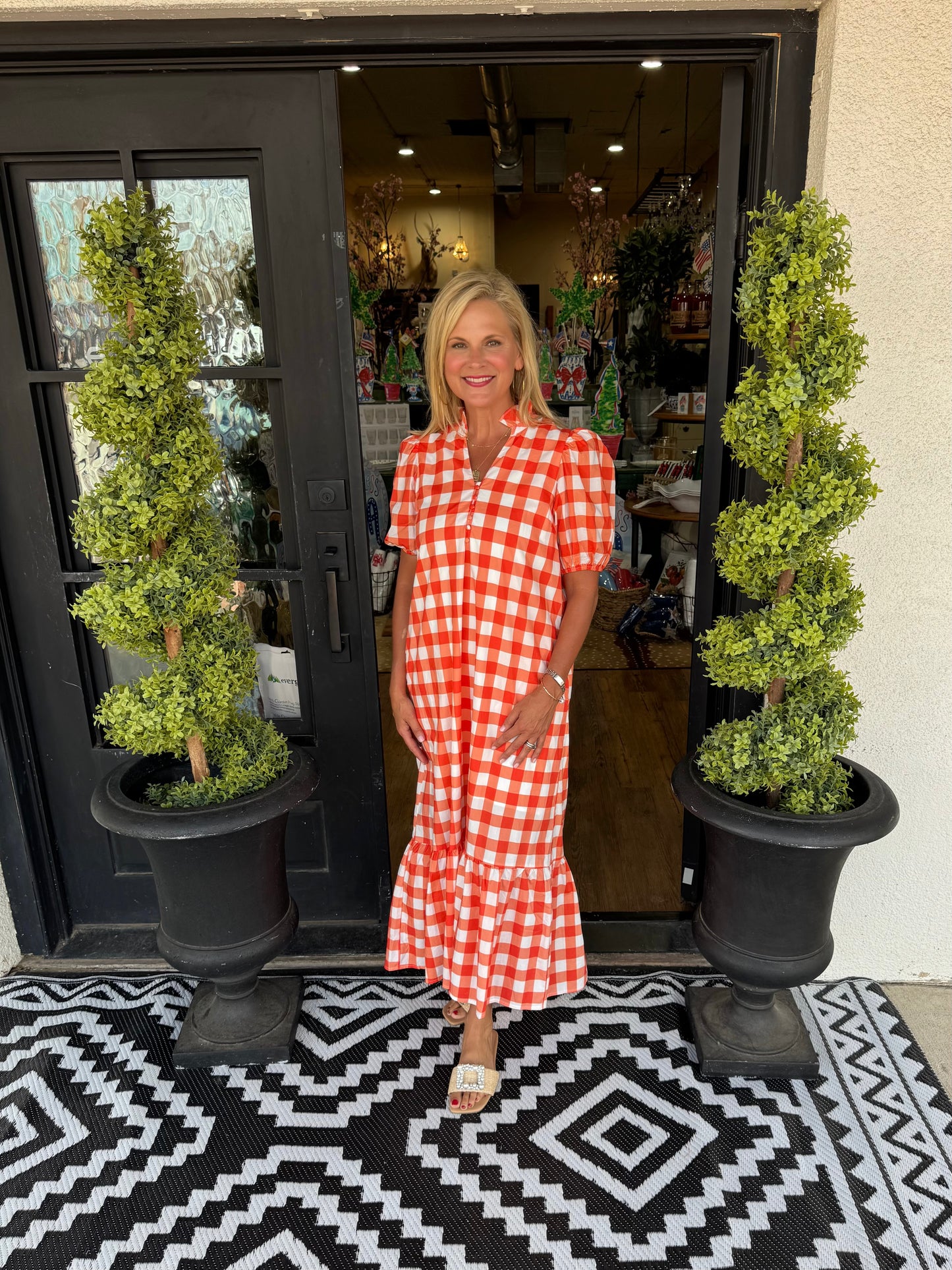 Sophie Dress - Orange