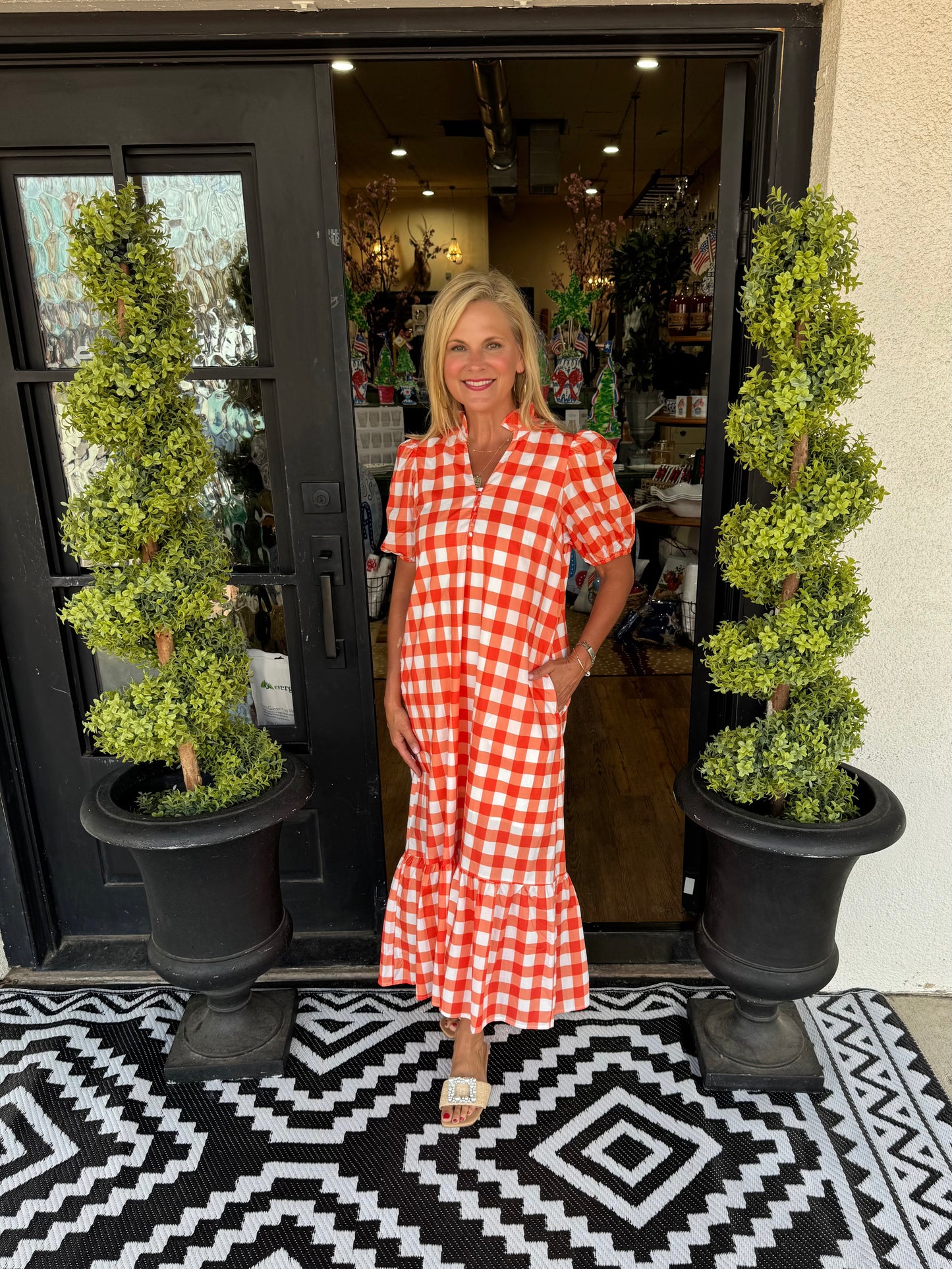 Sophie Dress - Orange