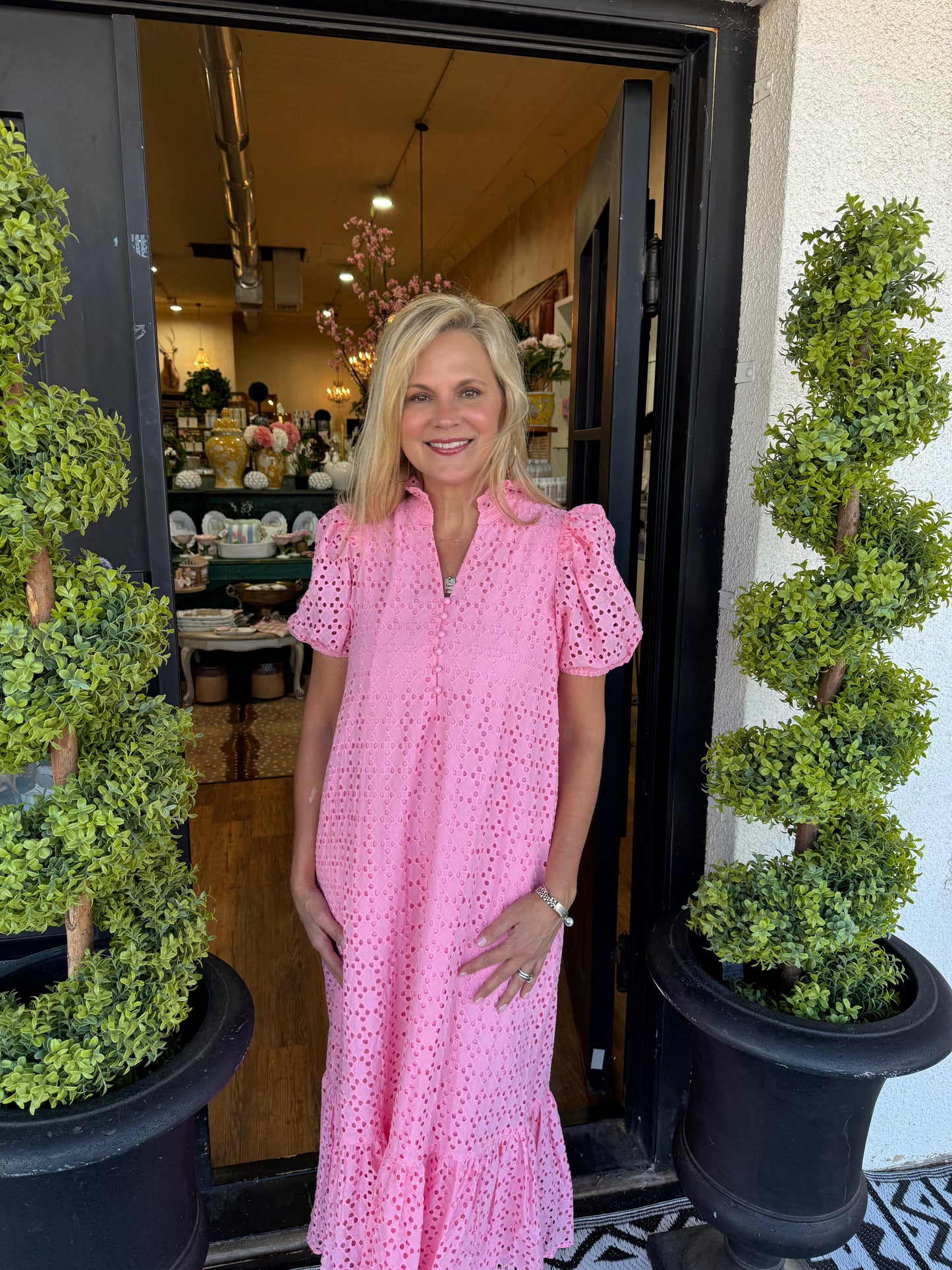 Sarah Dress - Pink