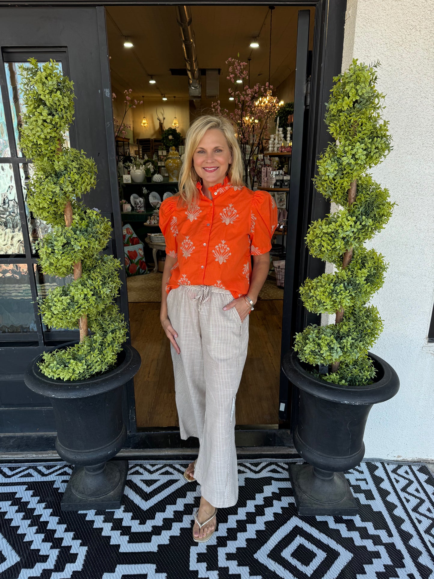 Devyn Top - Orange