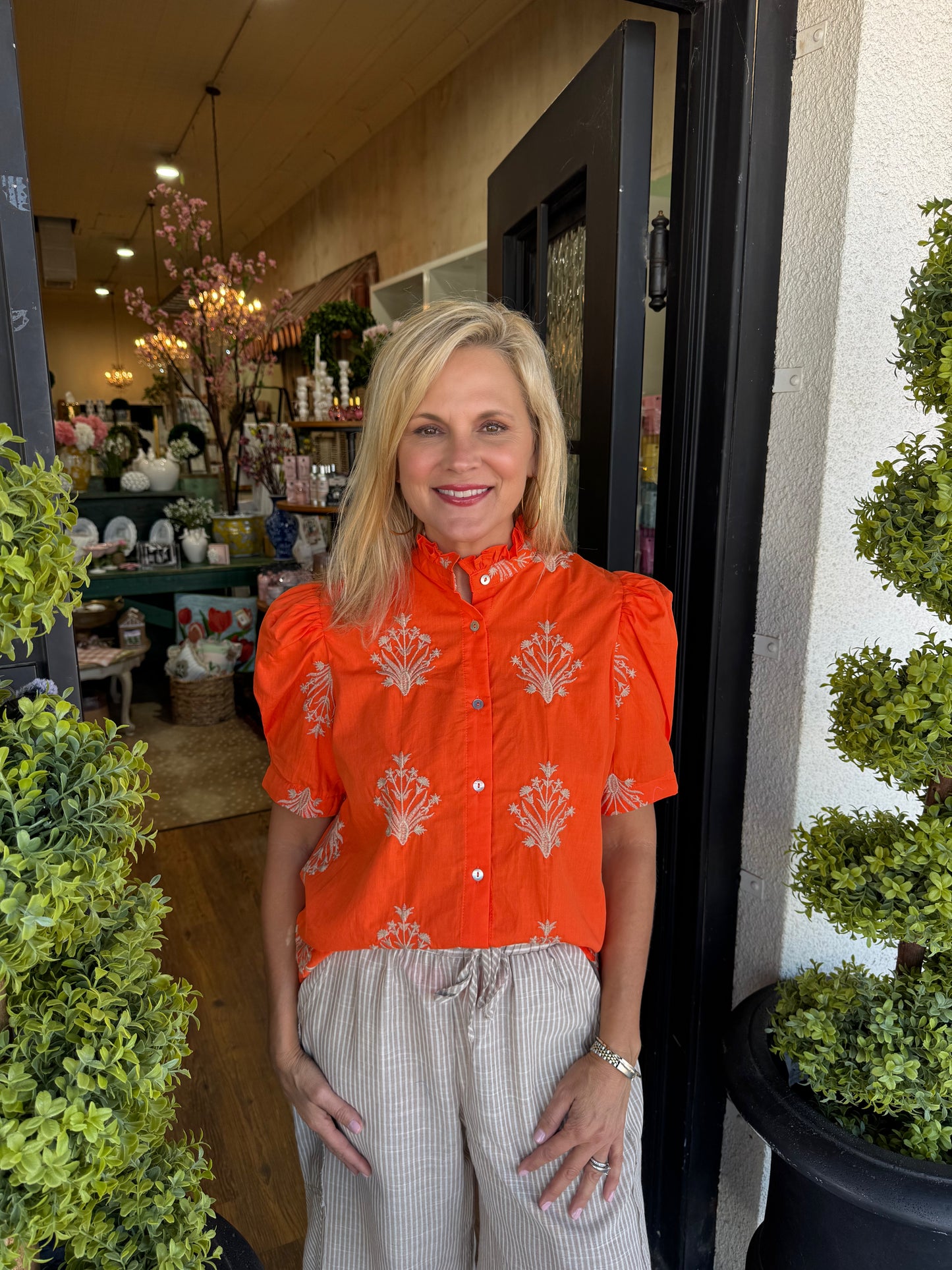 Devyn Top - Orange