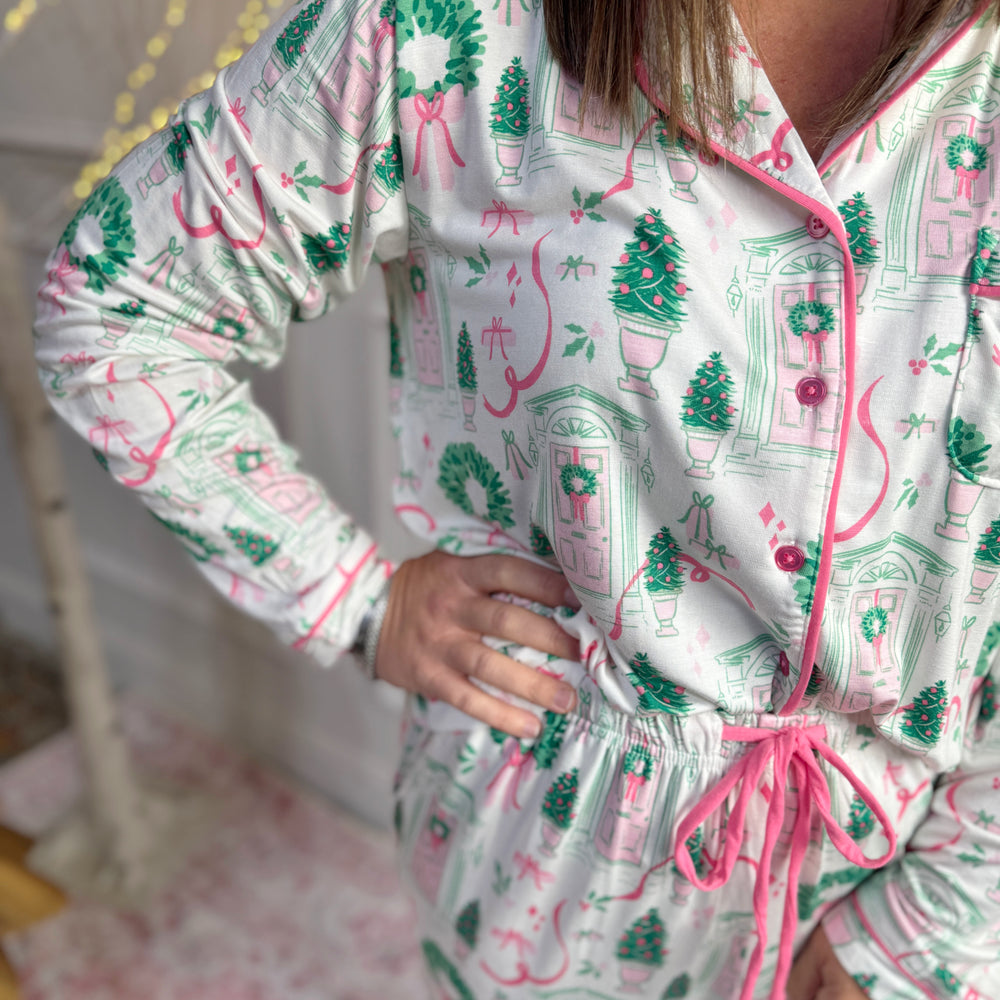 Mary Square Charlotte Home For Christmas Pajamas