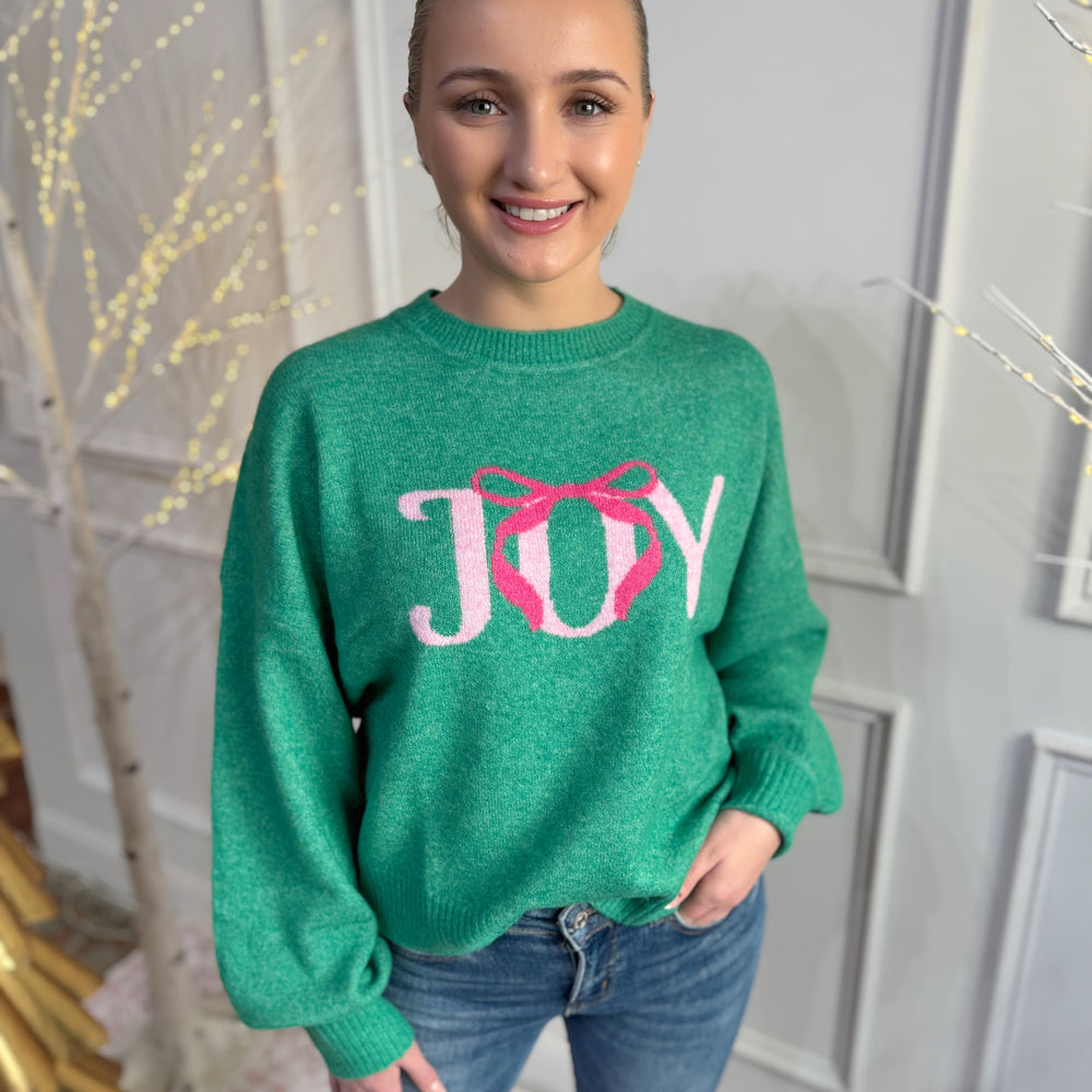 Joy Sweater Top - Green