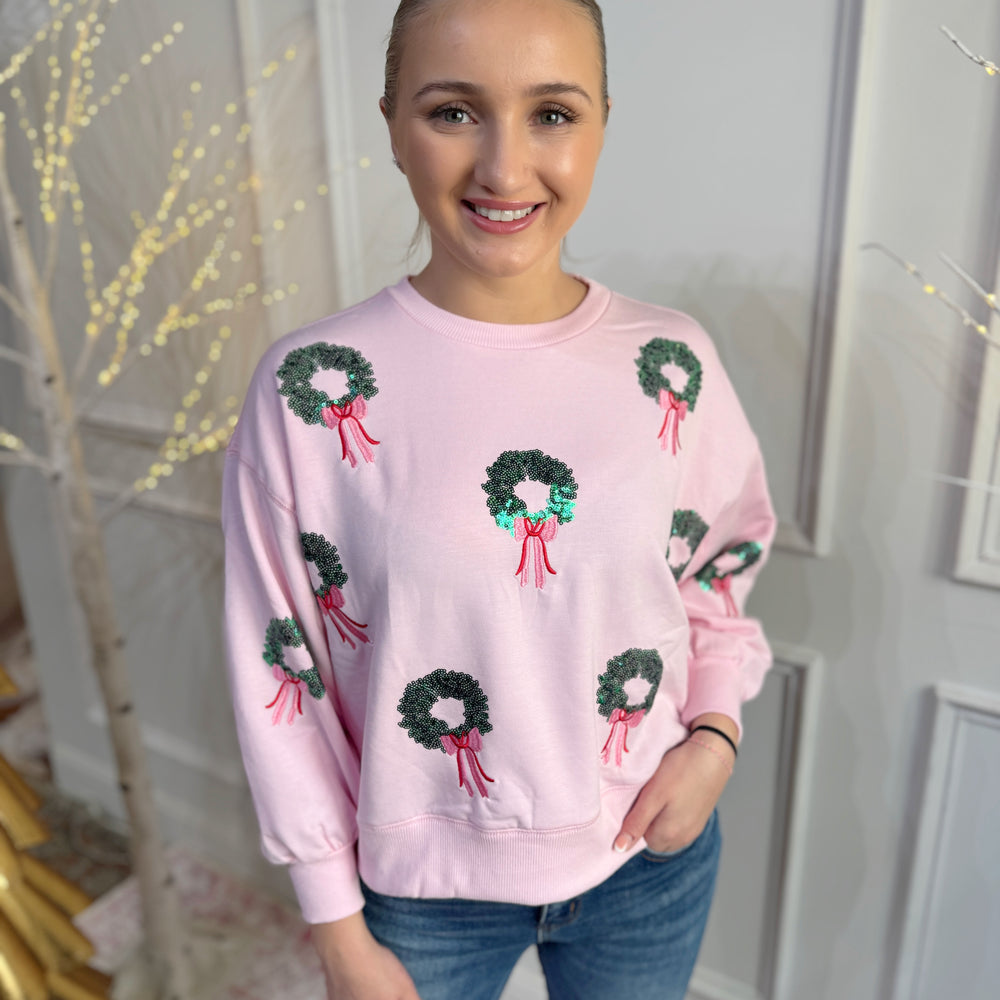 Millie Wreaths Sweatshirt