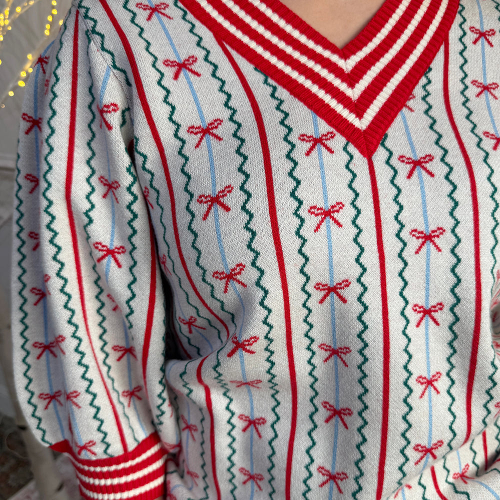 
                  
                    Mary Square Sweater Top Faith In A Bow - Ivory
                  
                