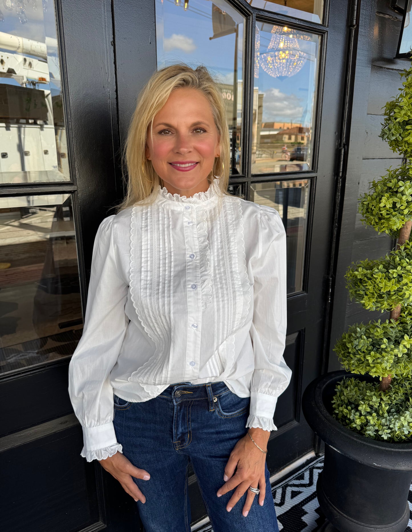 Flora Top - Off White