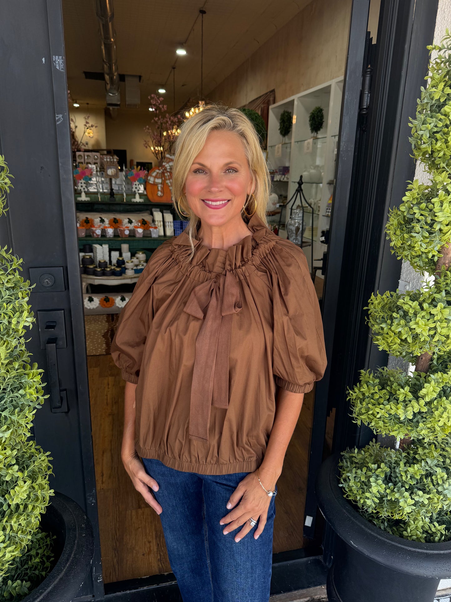 Sarah Top - Brown