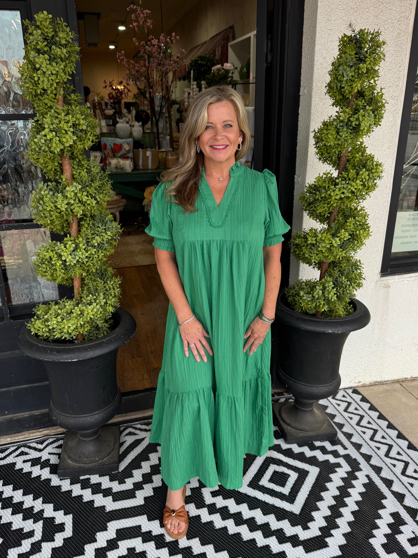 Courtney Dress - Green