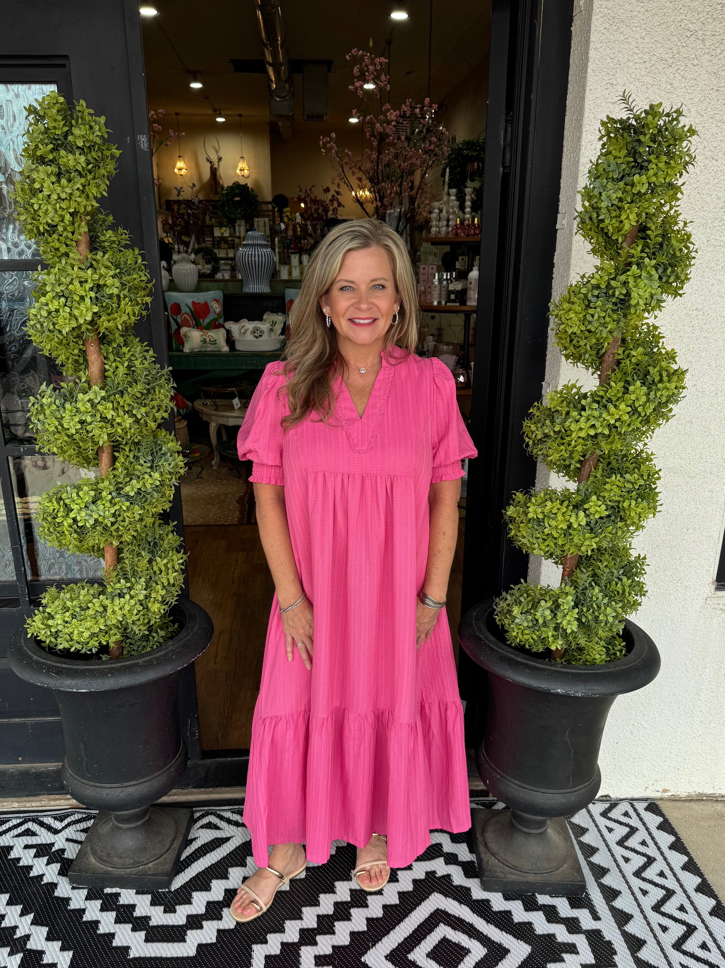 Courtney Dress - Peony