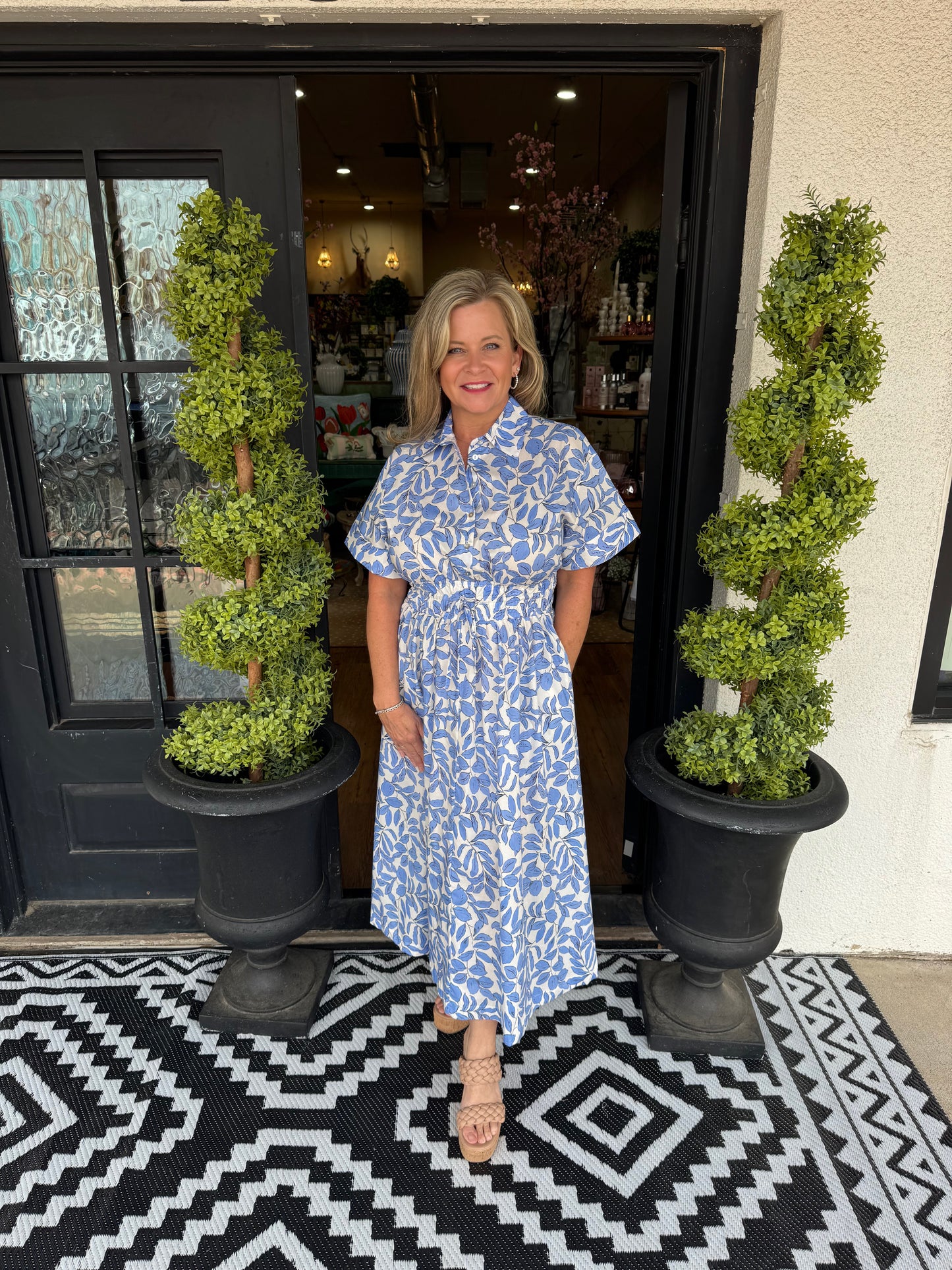 Perci Dress - Blue