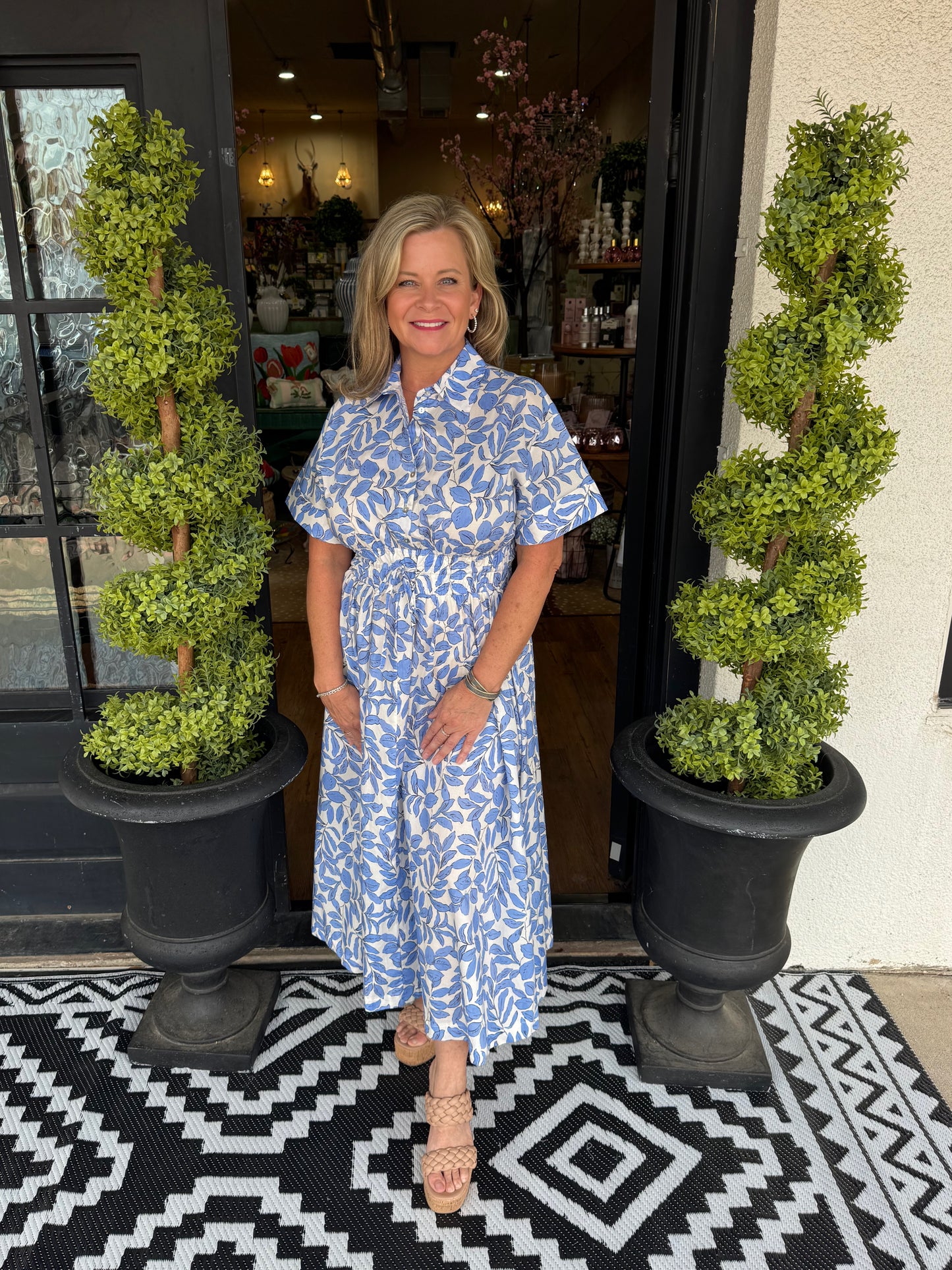 Perci Dress - Blue