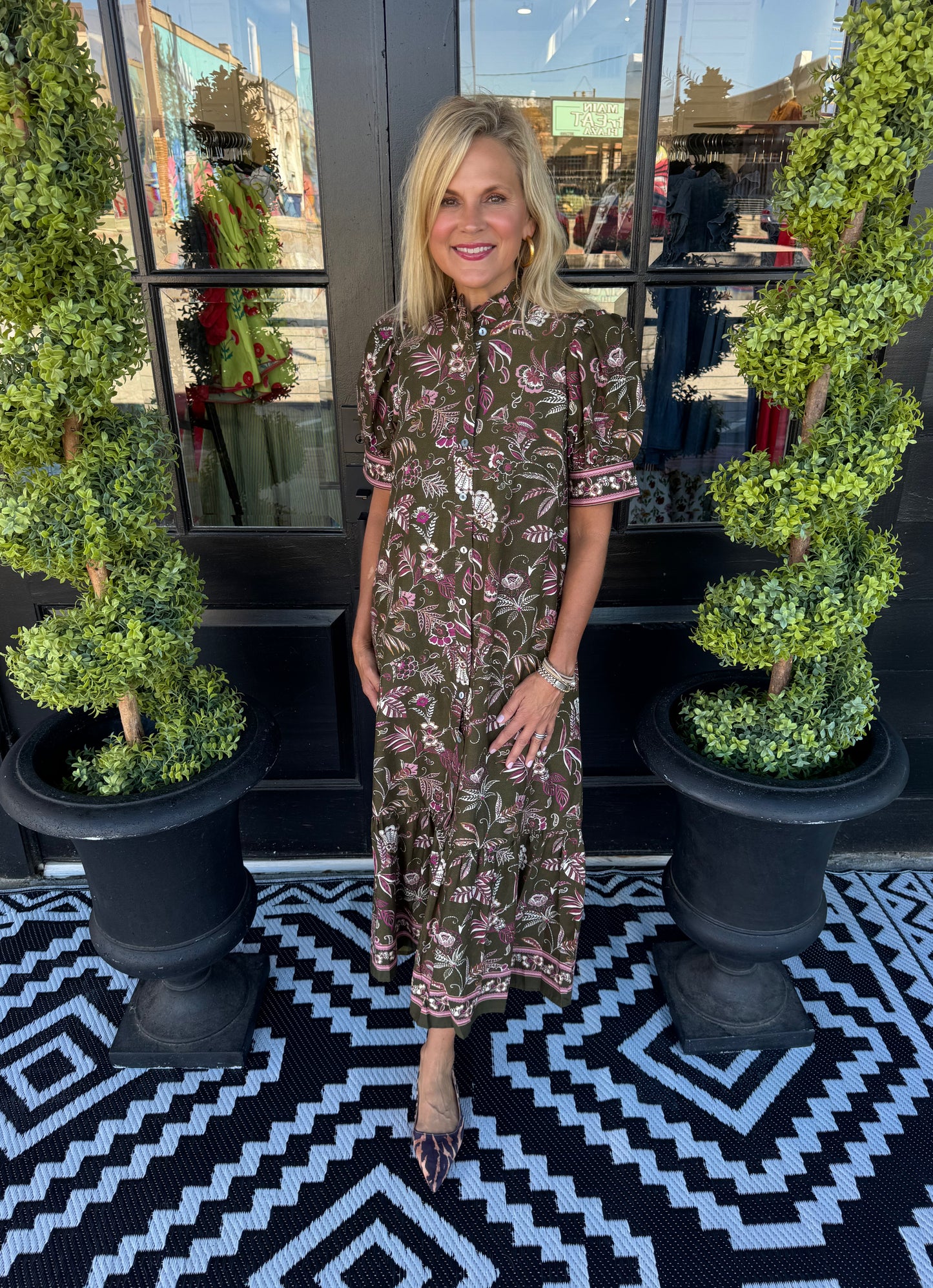 Gabby Dress - Olive
