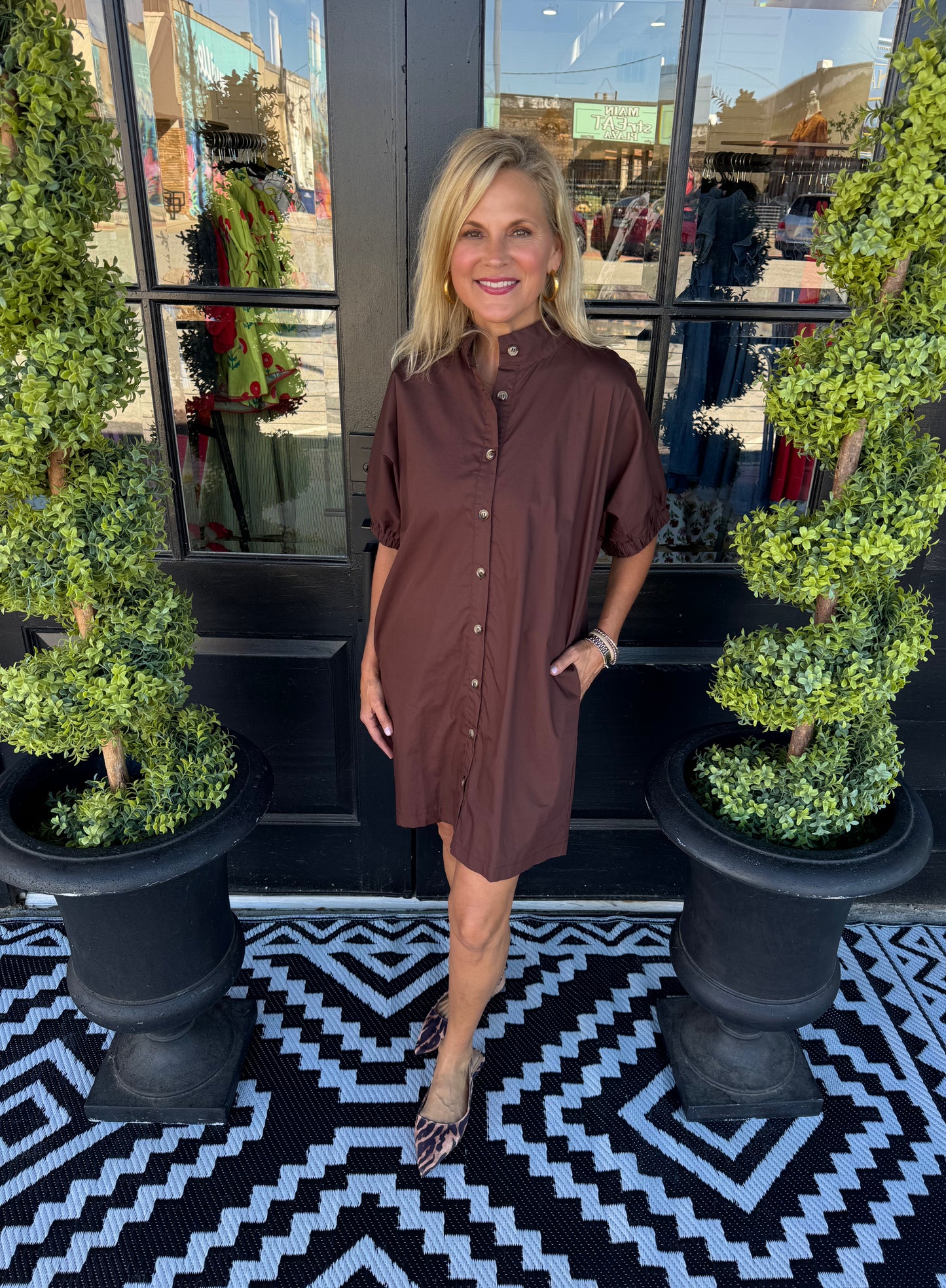Heidi Dress - Brown
