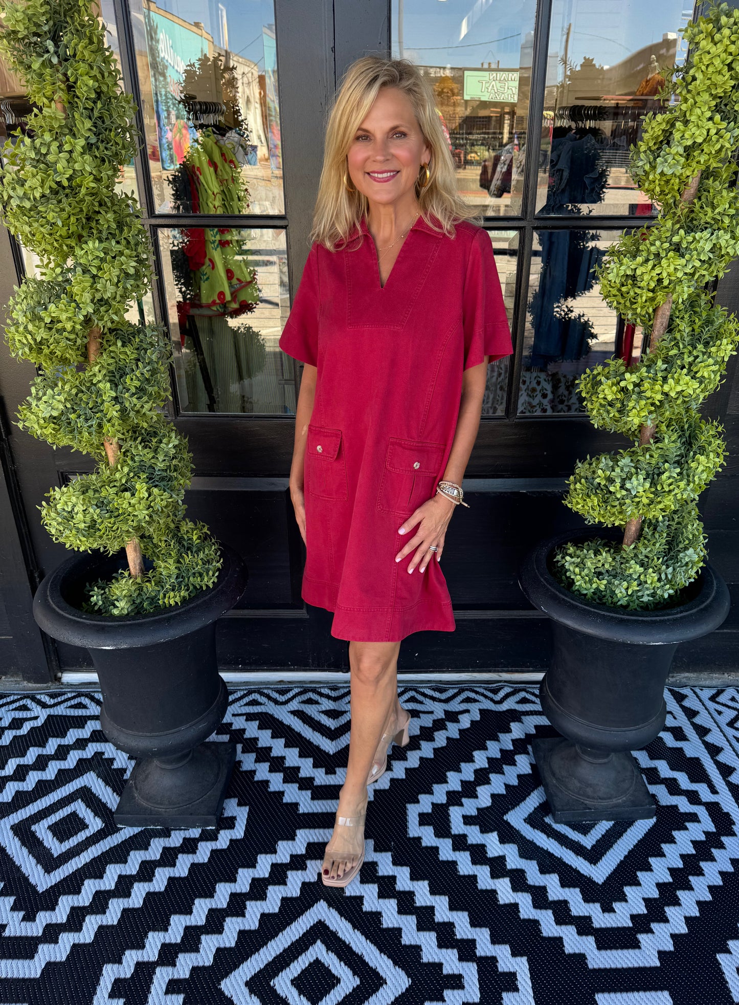 Elizabeth Dress - Red