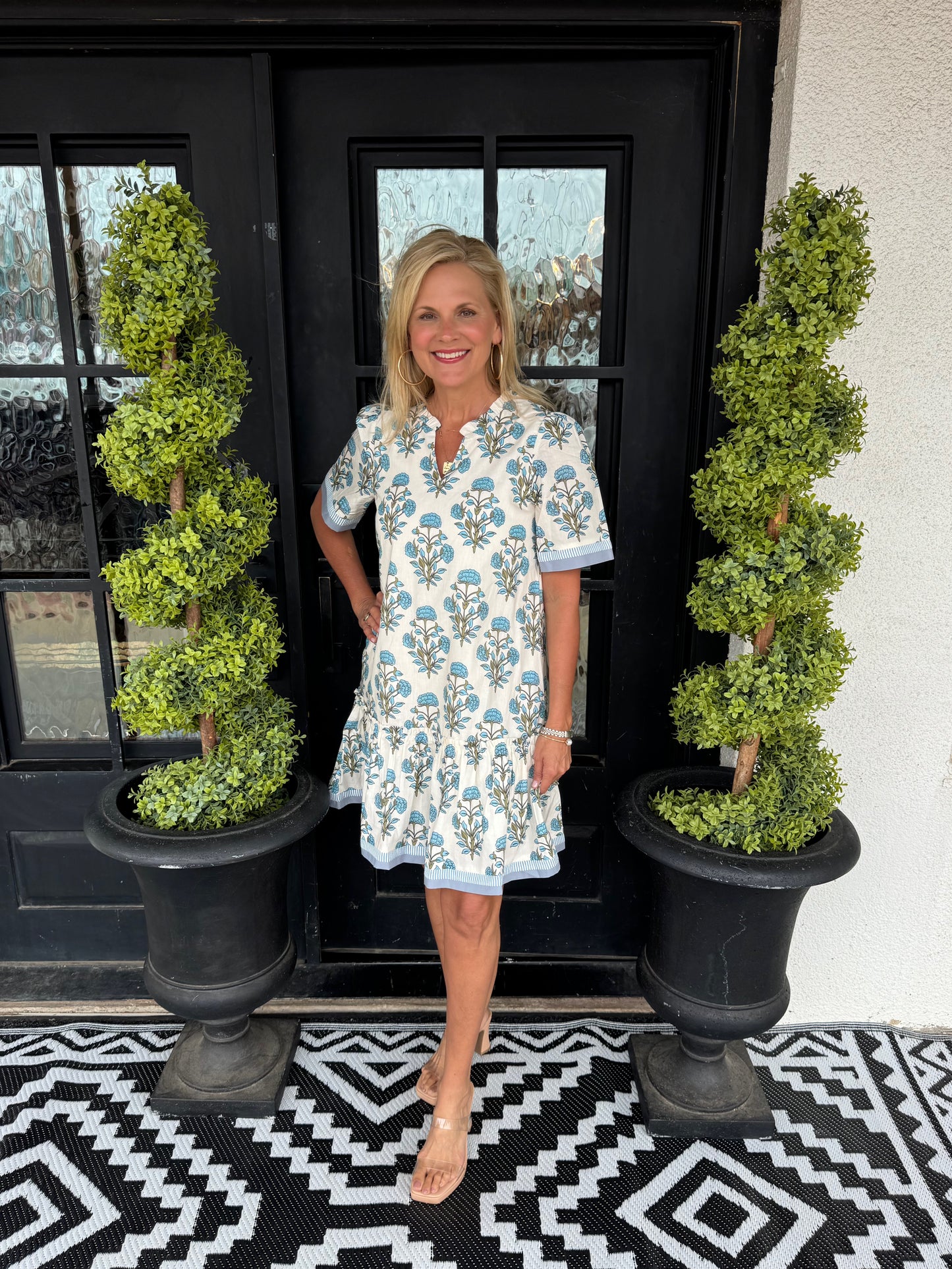 Addison Dress - Light Blue