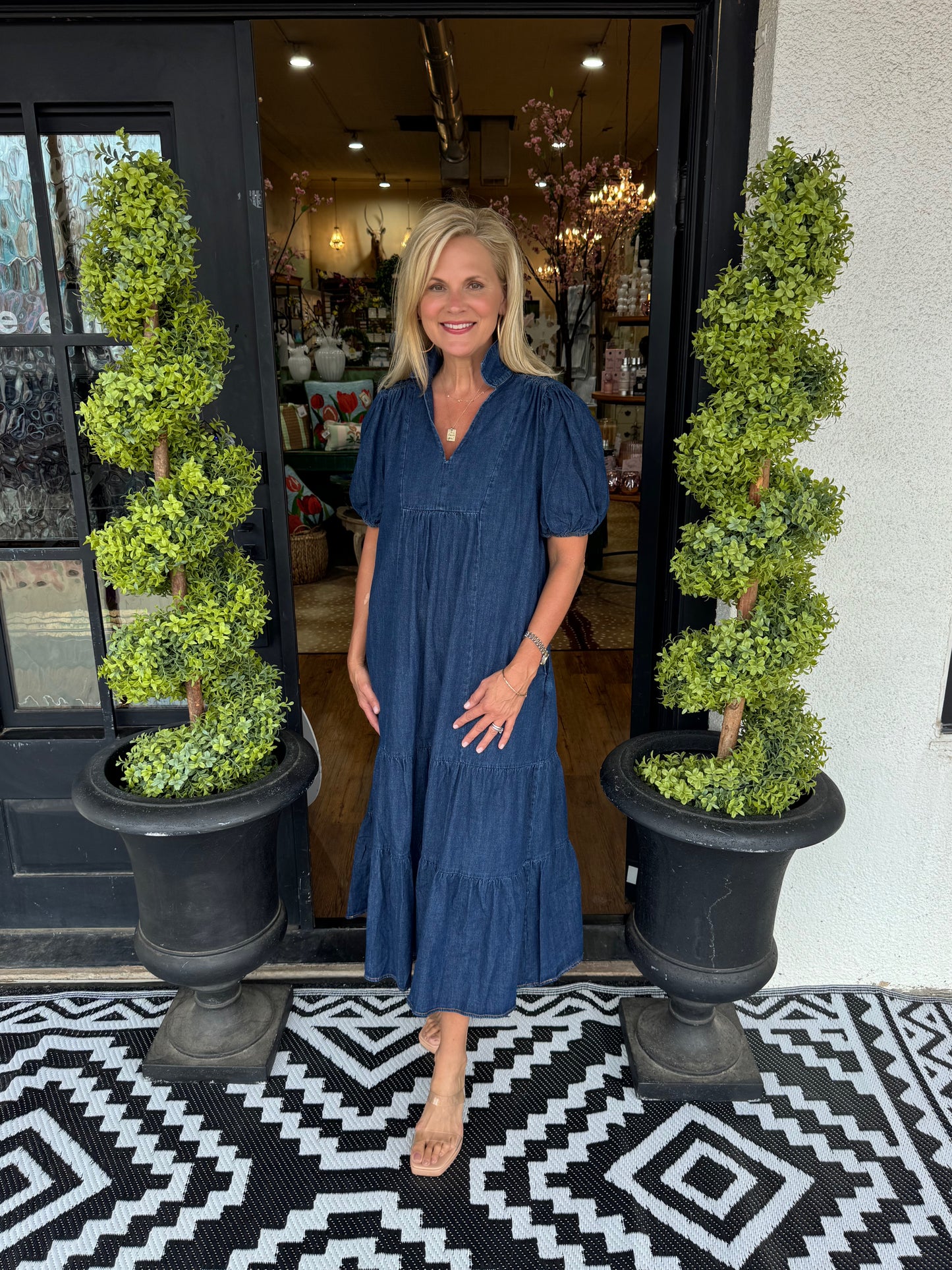 Ashlyn Dress - Denim