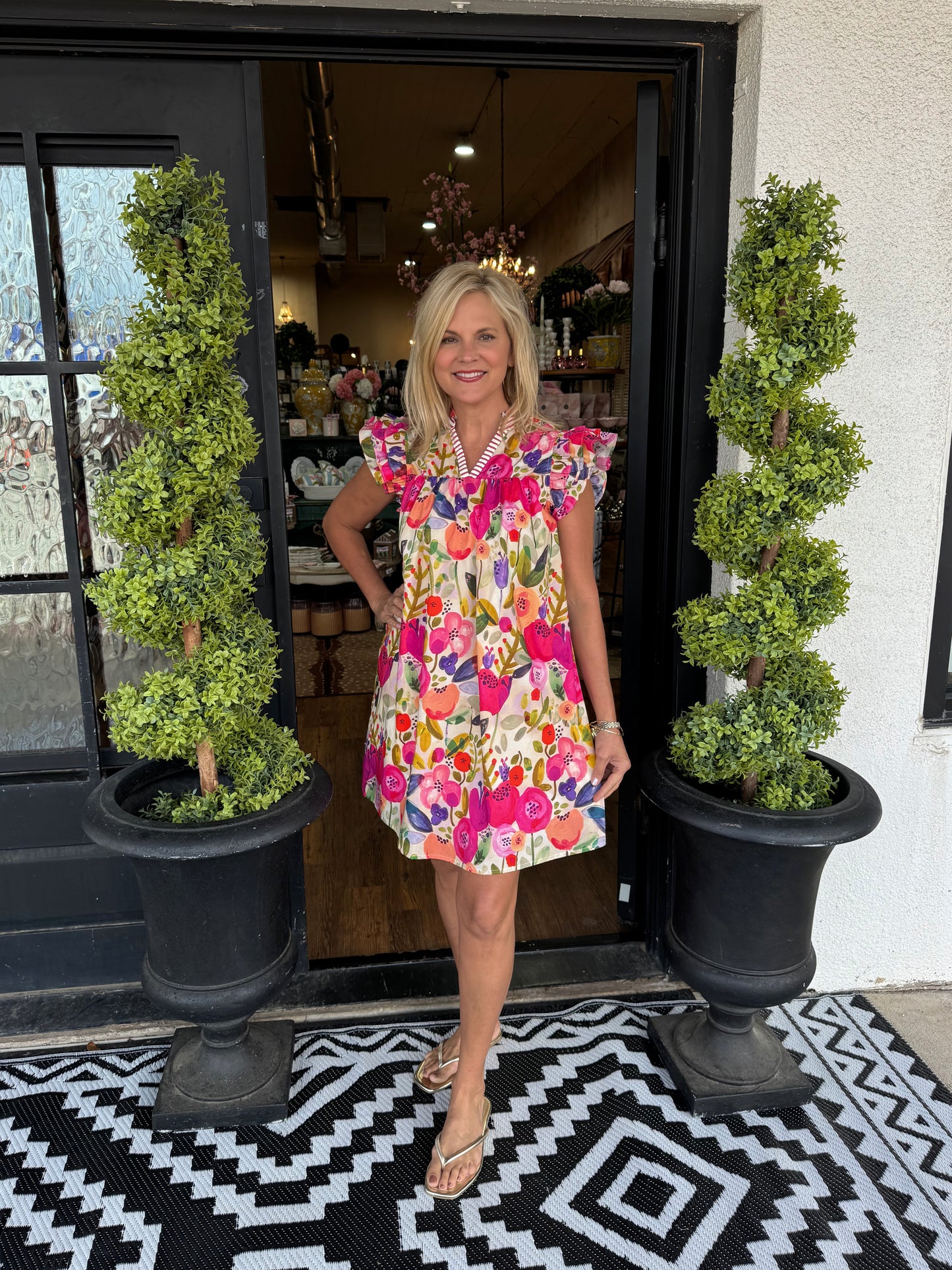 Janice Dress - Fuchsia