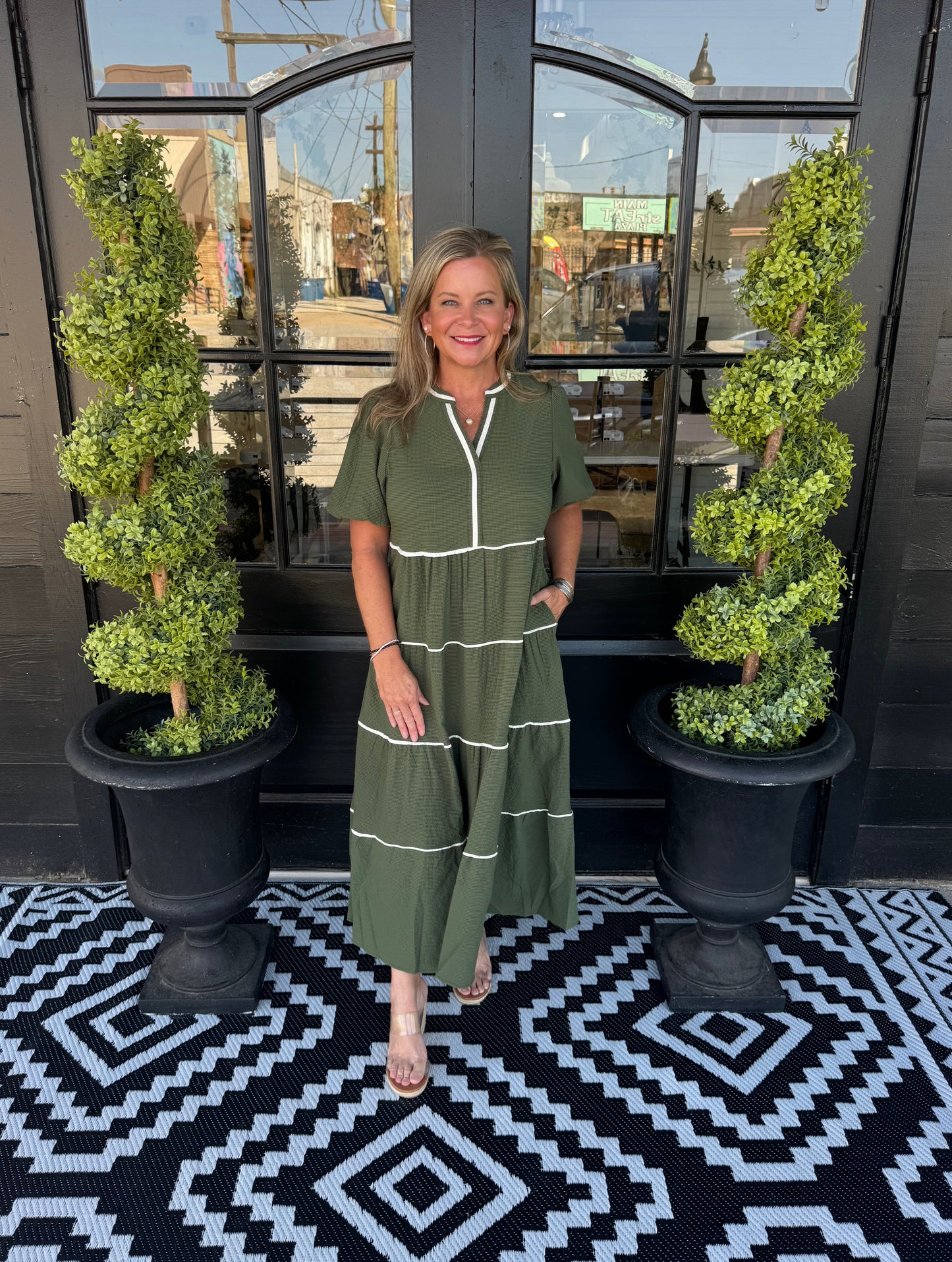 Kinsley Dress - Olive