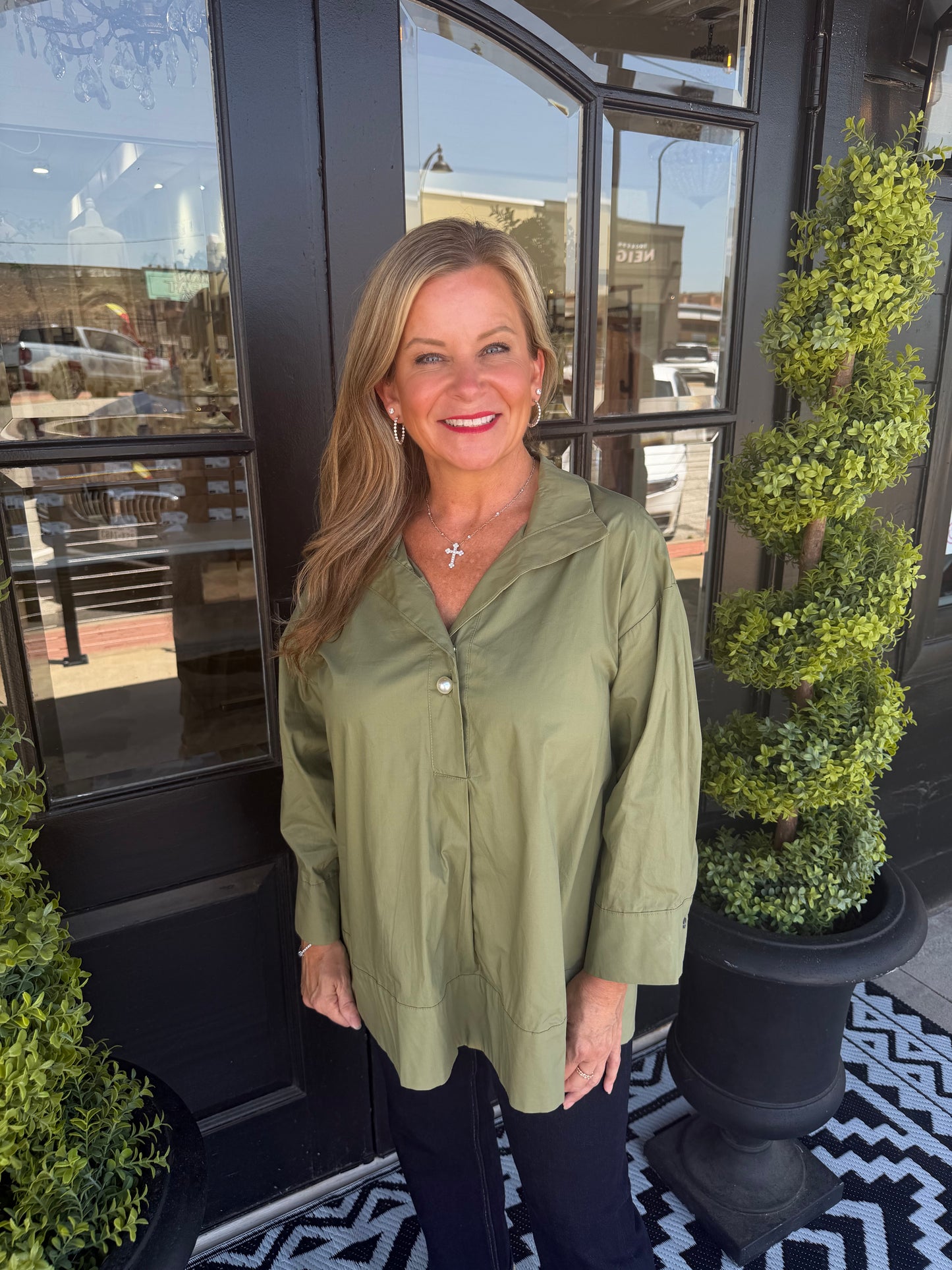 Thalia Top - Olive