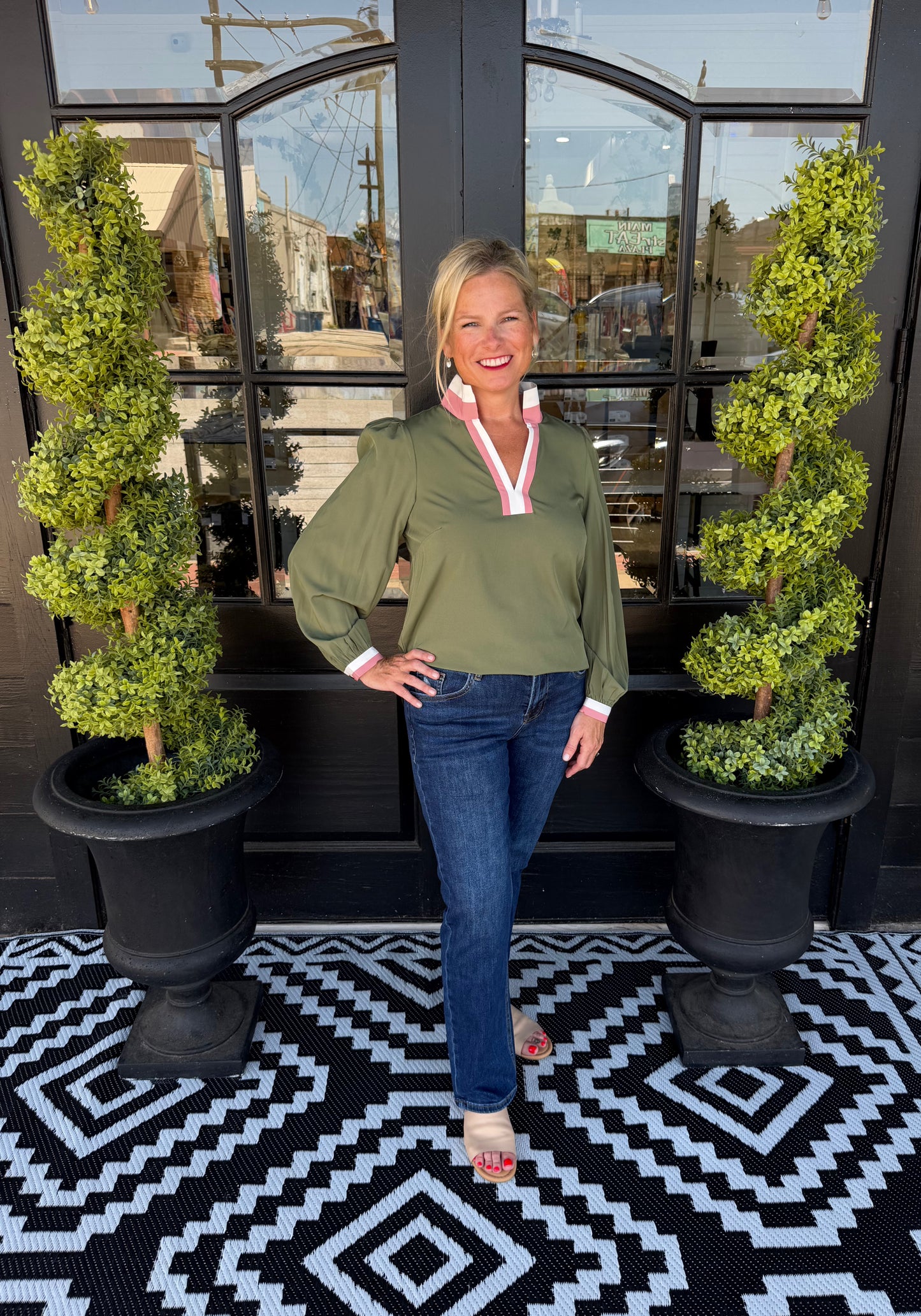 Tricia LS Top - Fern