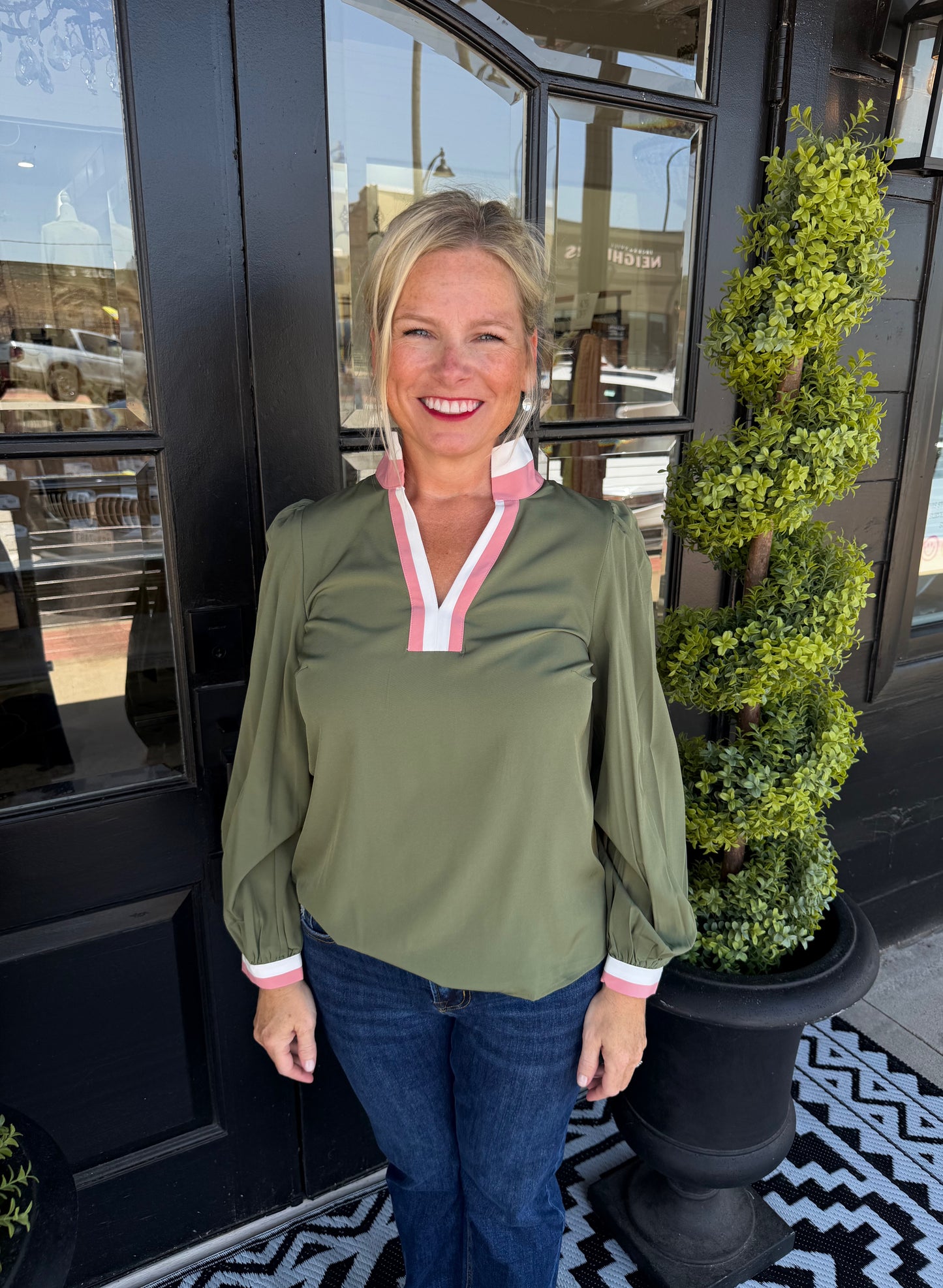 Tricia LS Top - Fern