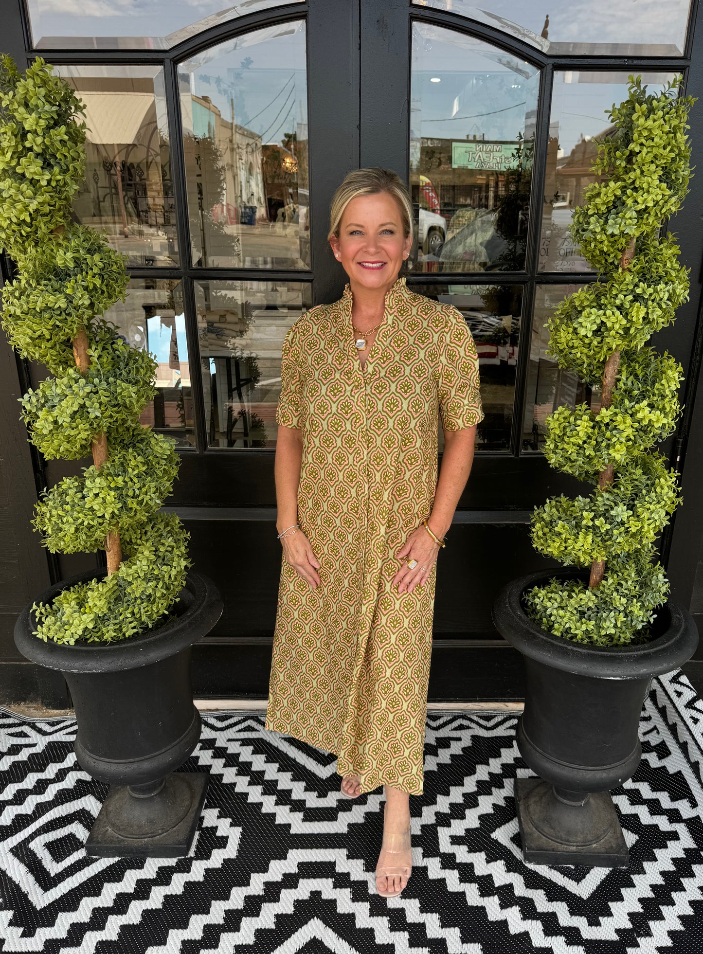 Aurora Dress - Matcha