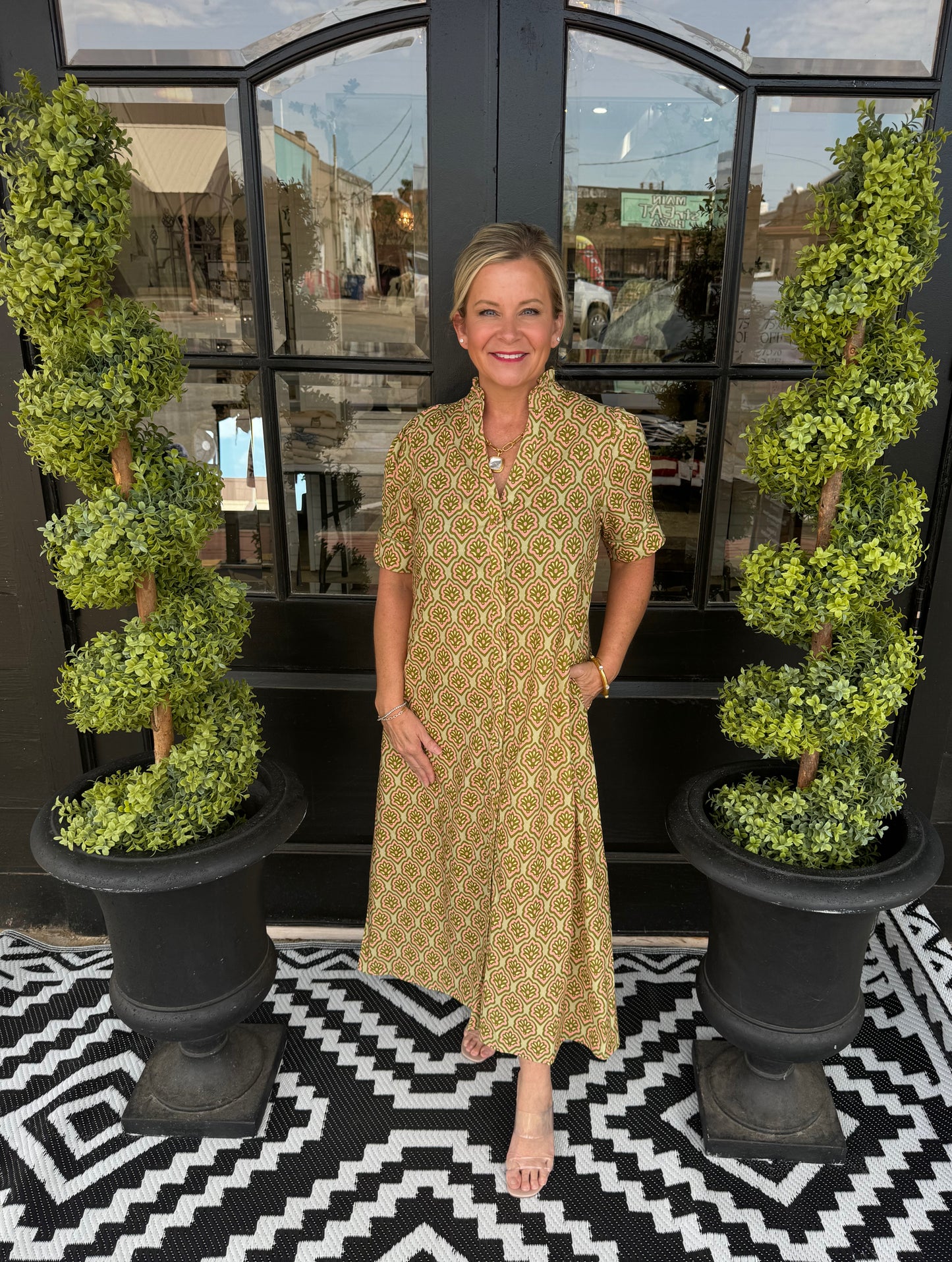 Aurora Dress - Matcha