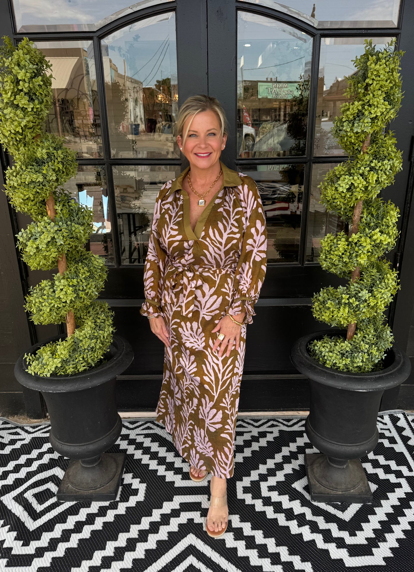 Darla Dress - Olive