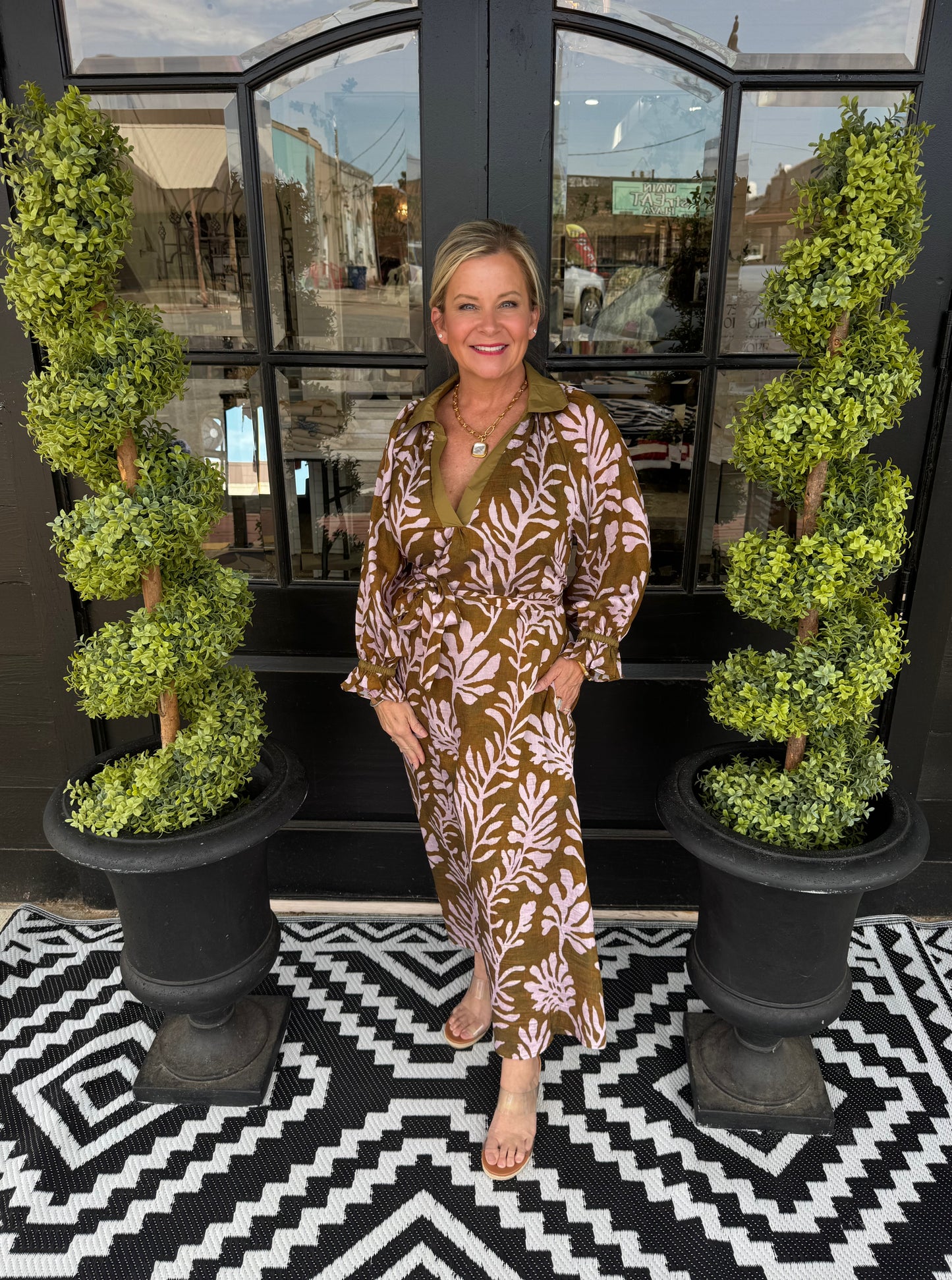 Darla Dress - Olive