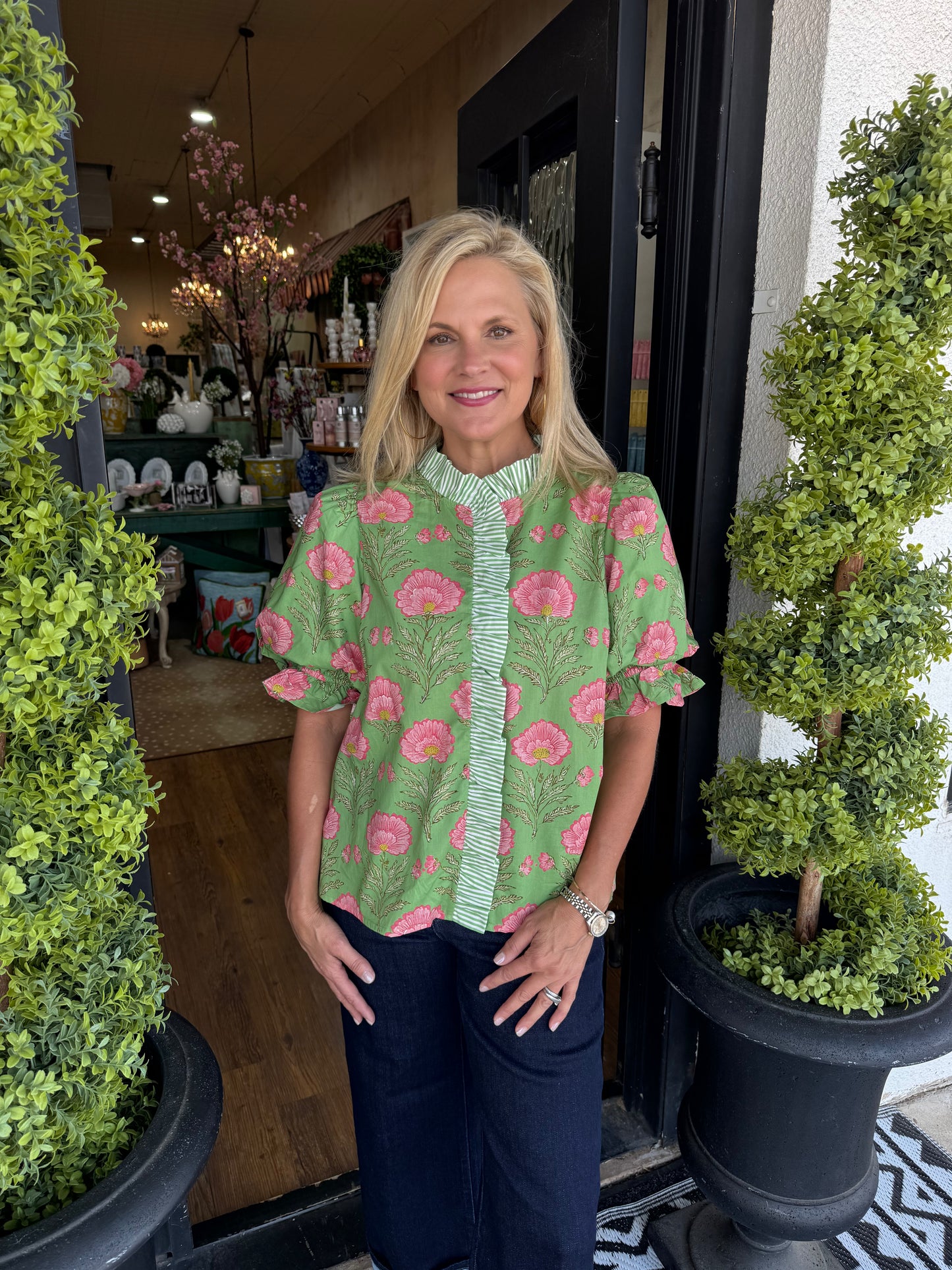 Adeline Top - Matcha